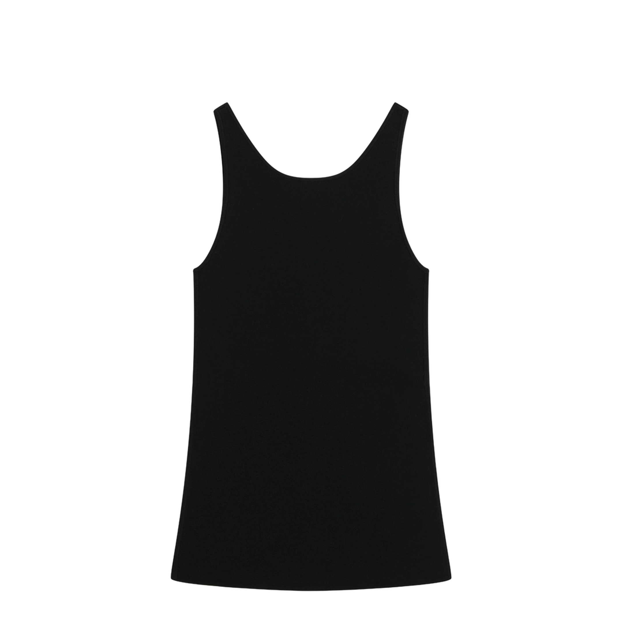 MAYFEYR - Toteme - Black Fitted Compact Knit Tank Top - 252-WRT0504YA0187001