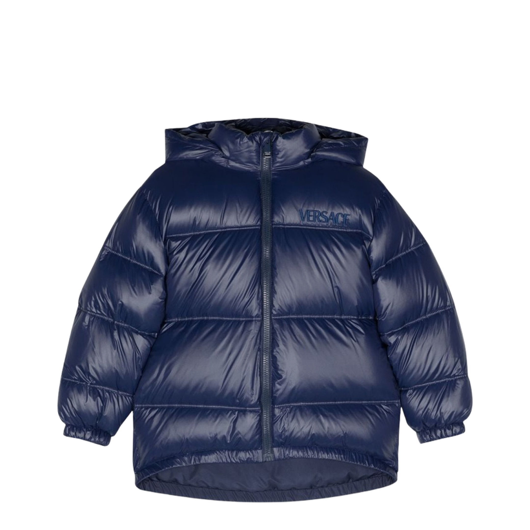 Down Jacket With Logo