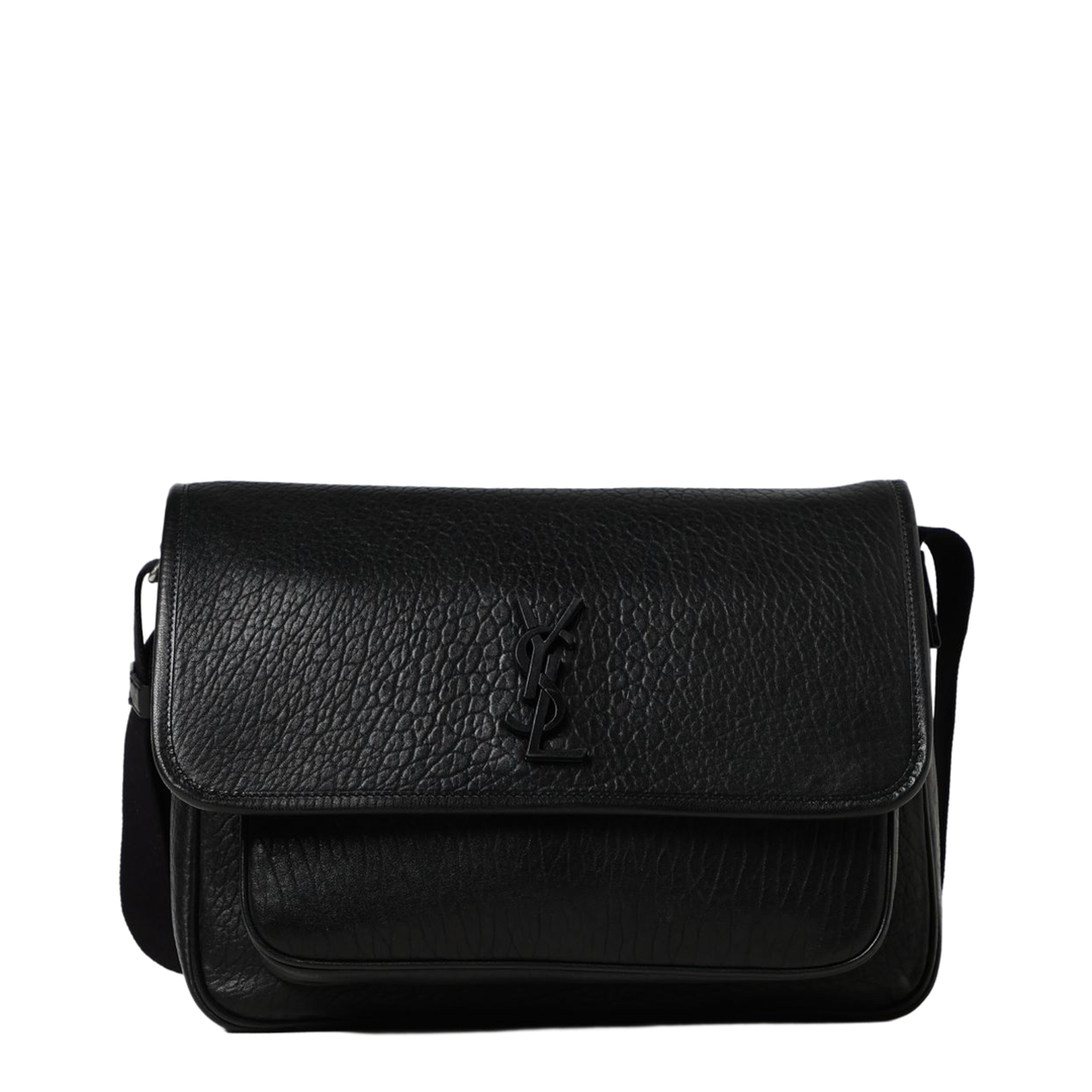 Niki Small Leather Crossbody Bags - Black