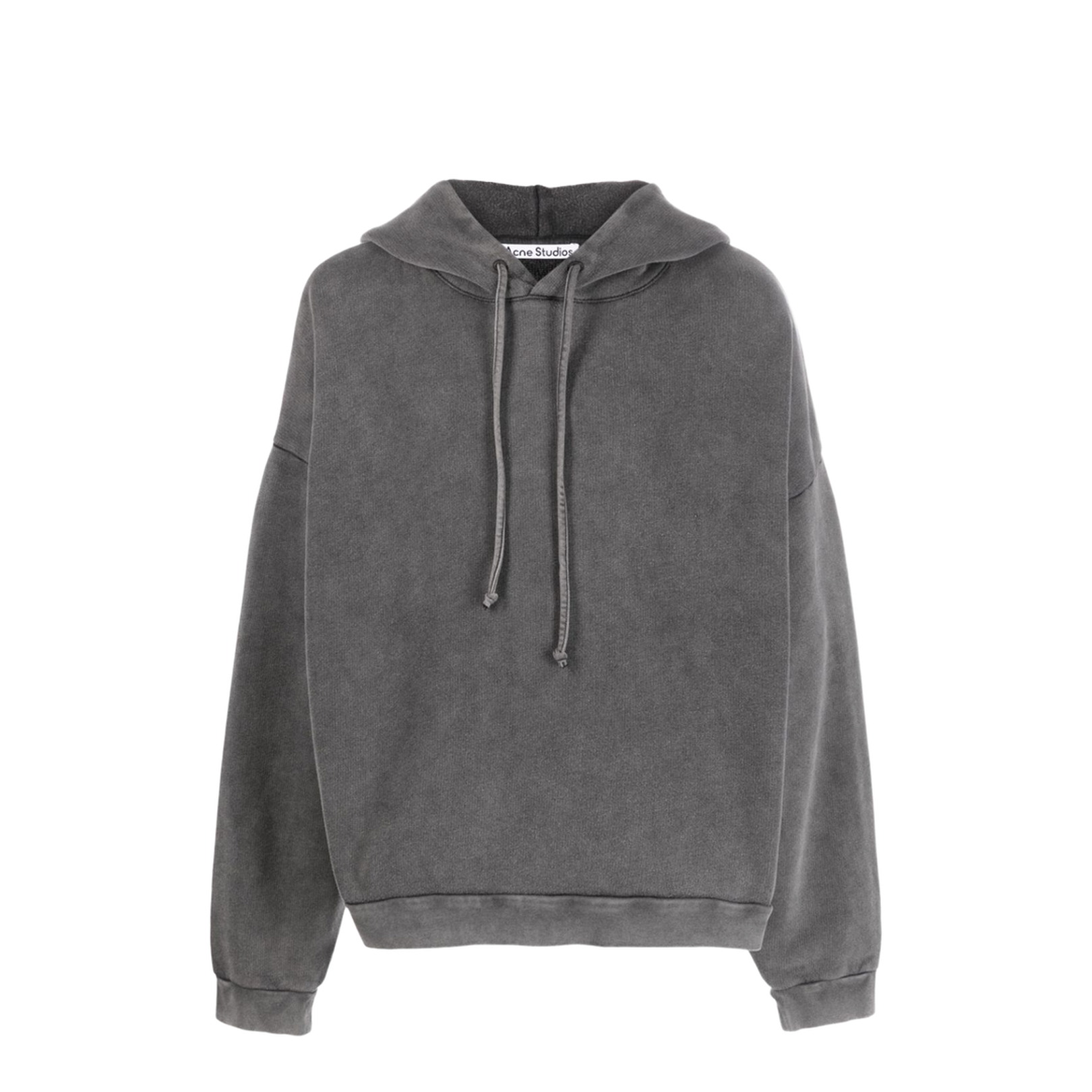 Hooded Sweater Logo Patch - Faded Black