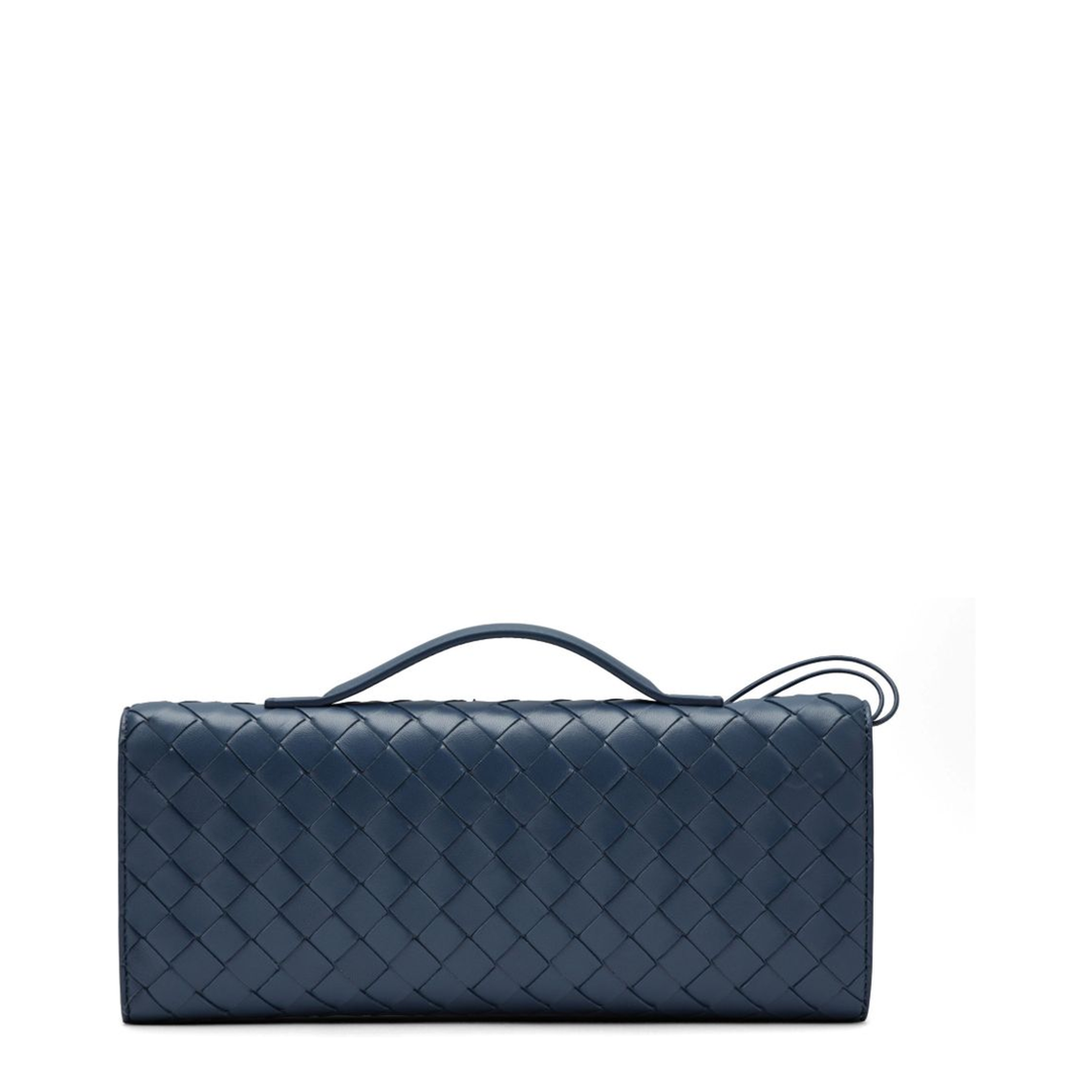 Andiamo Lambskin Clutch - Blue Venezia