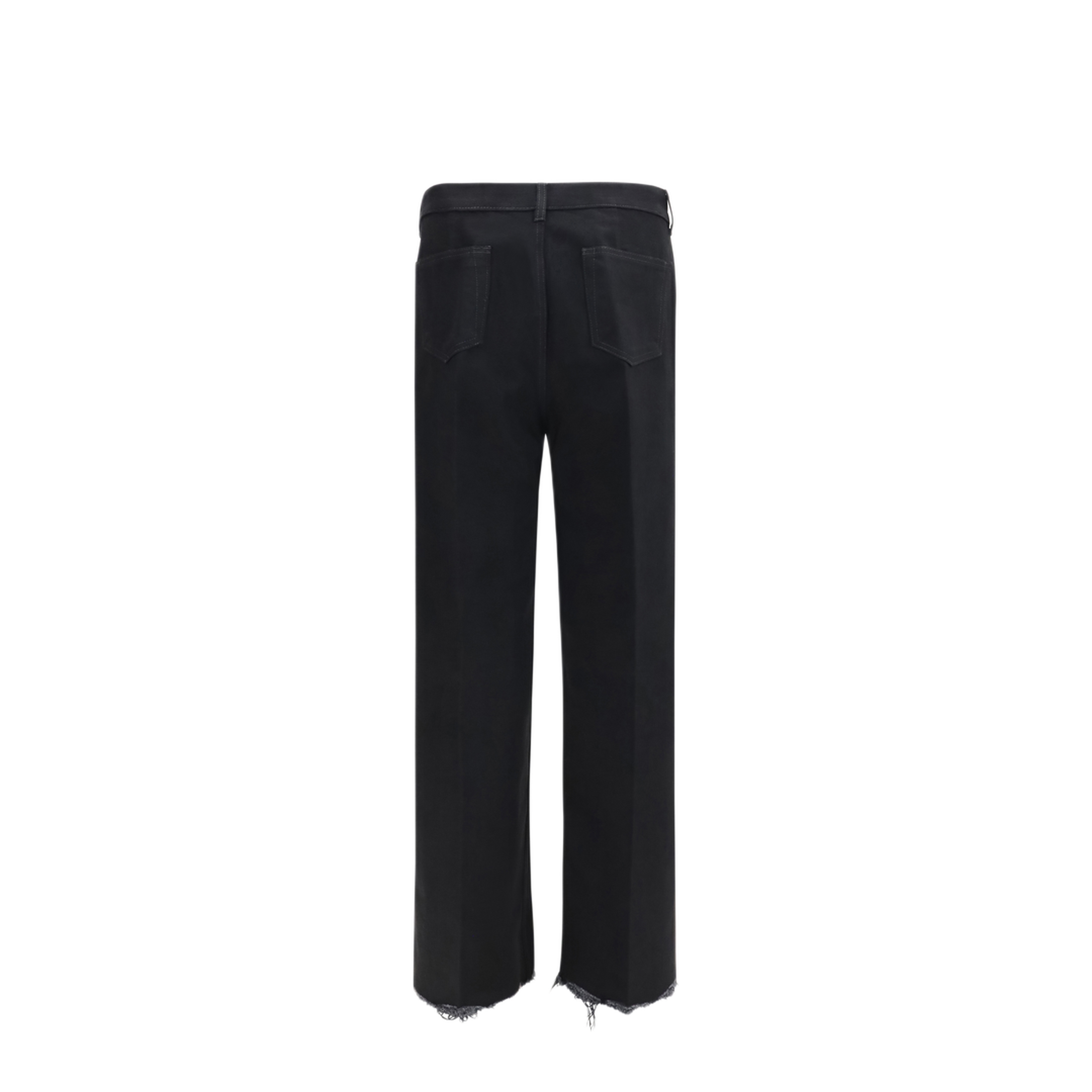 MAYFEYR - Rick Owens - Frayed Hem Cotton Jeans - RR02F4333