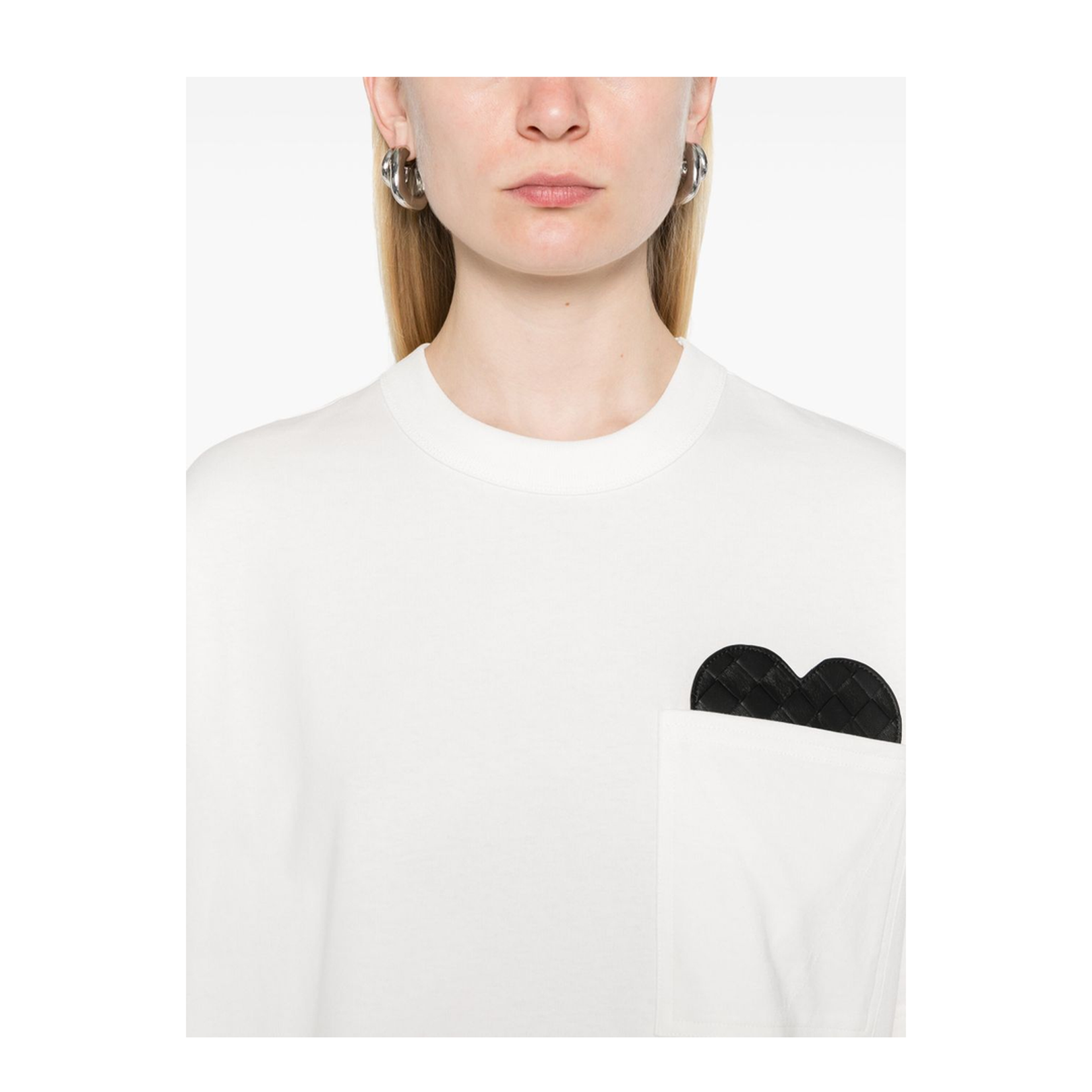 Soft Cotton Jersey T-Shirt in Chalk