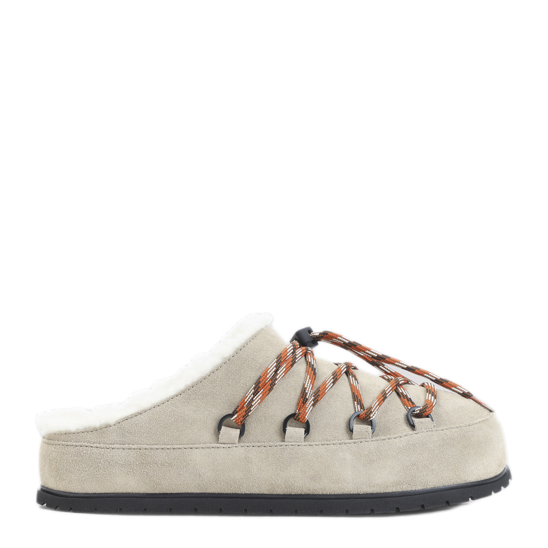 MAYFEYR - Prada - Shearling-Lined Mules - 1R553OFZF10JFTF0F24