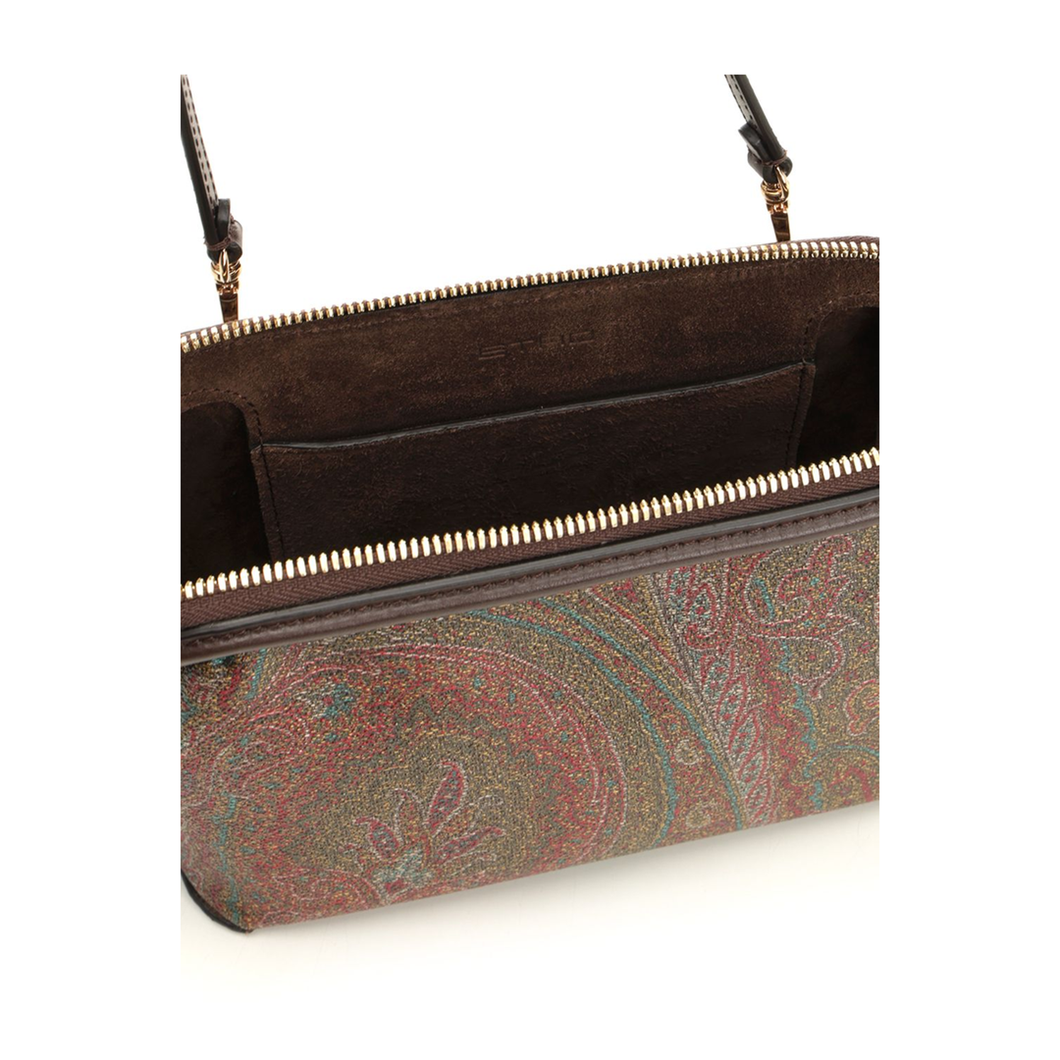 Arnica Clutch in Paisley Canvas Jacquard