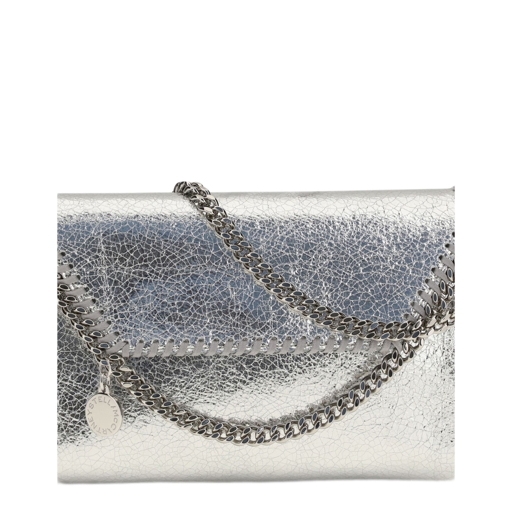 MAYFEYR - Stella Mccartney - Falabella Metallic Fabric Shoulder Bag - 581238WP0587
