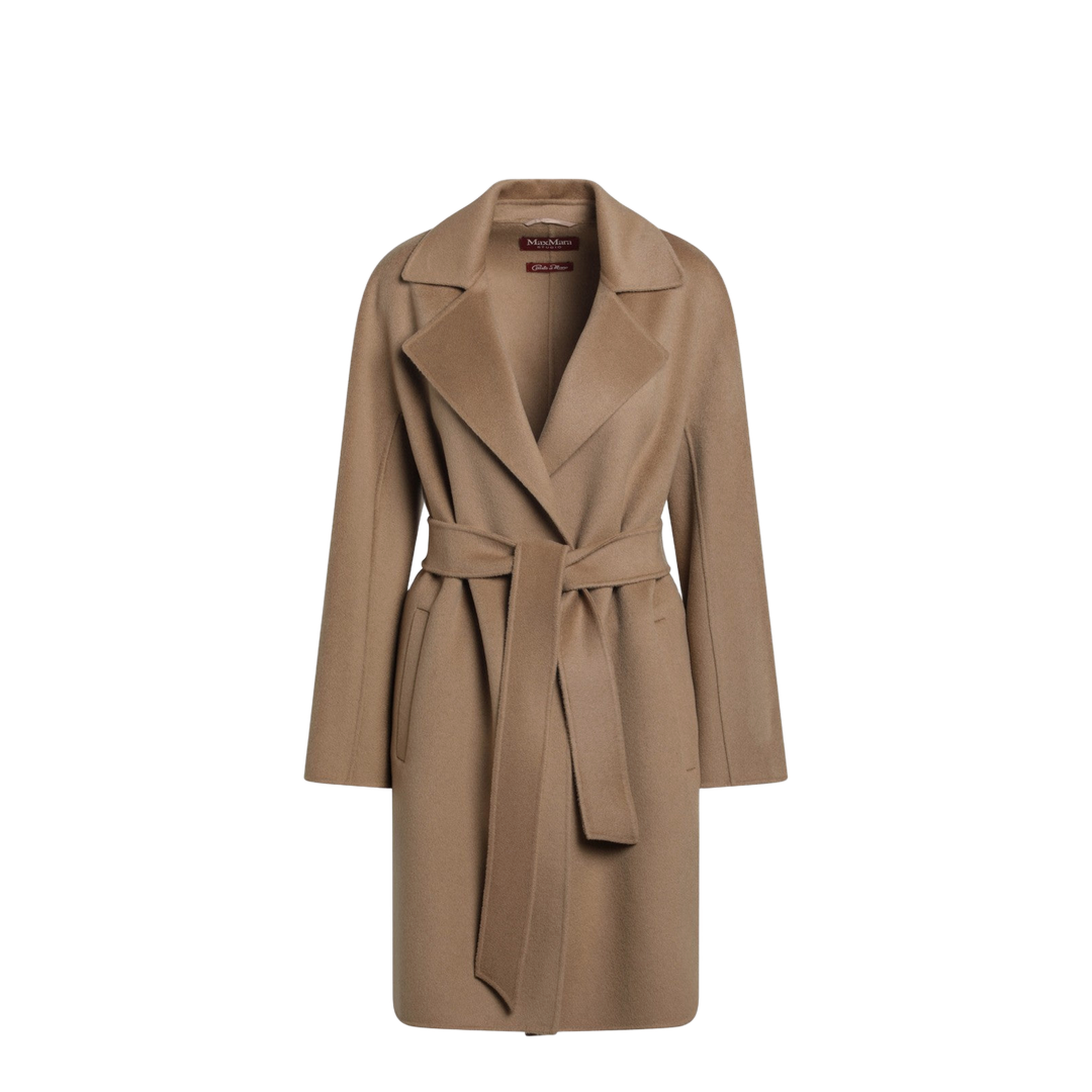 MAYFEYR - - Camel Wrap Coat In Cashmere And Wool - MSTTENOREWO010
