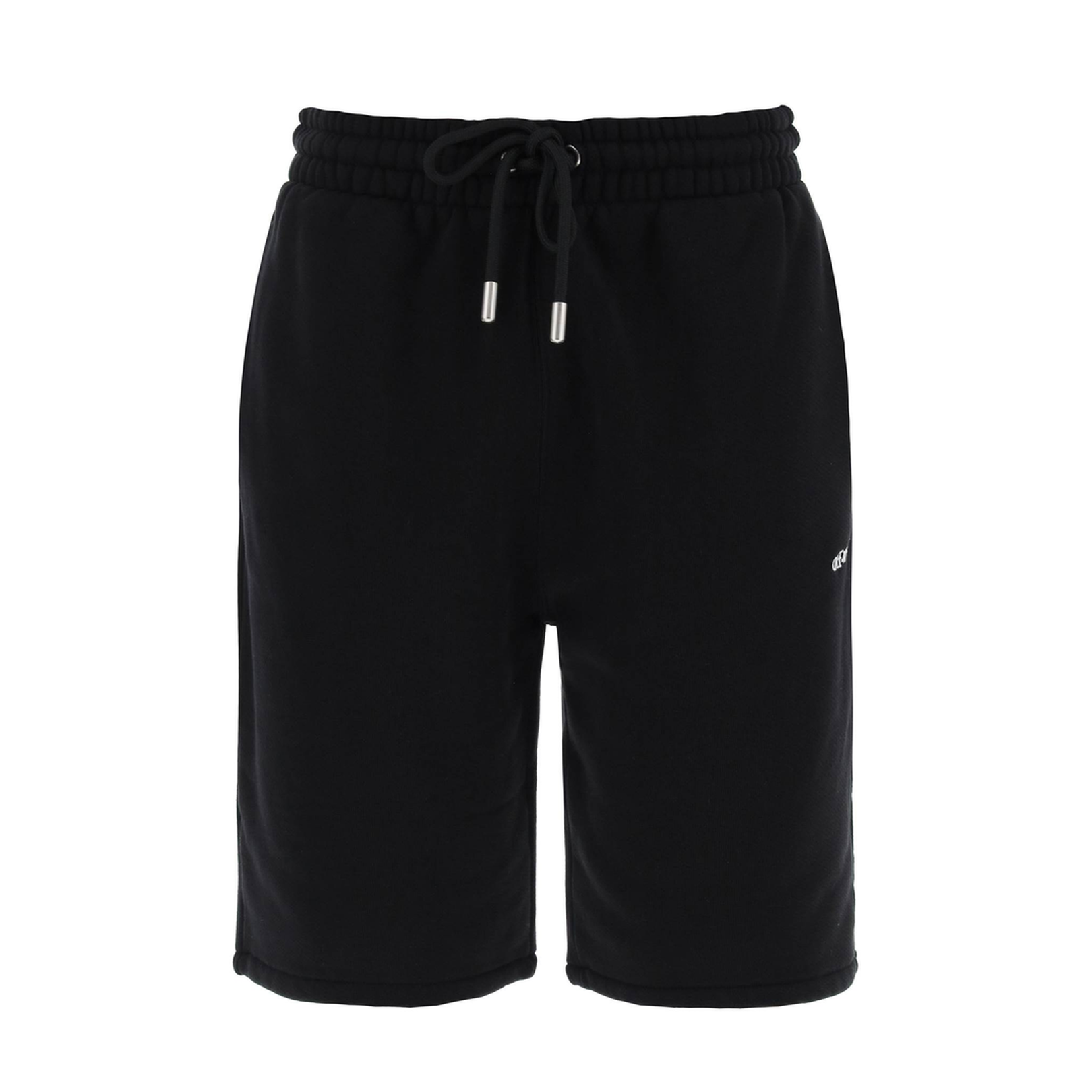 Sporty Bermuda Shorts with Embroidered Arrow