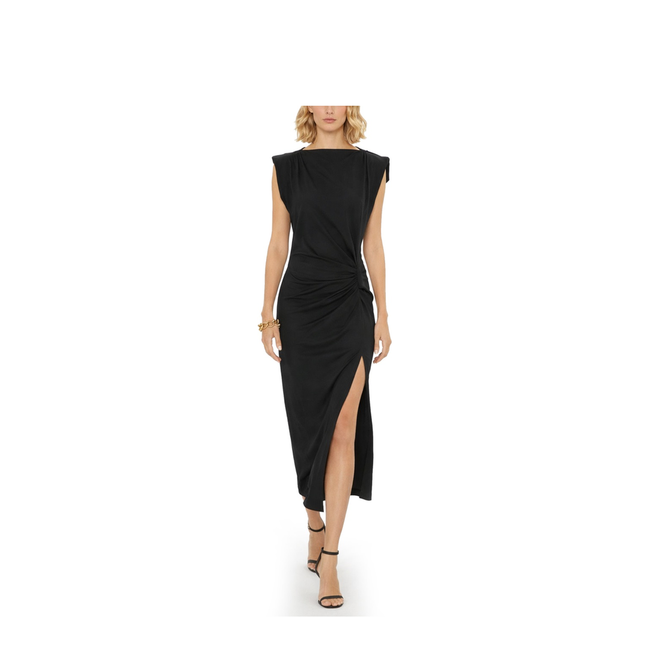 Long Black Nadela Jersey Dress