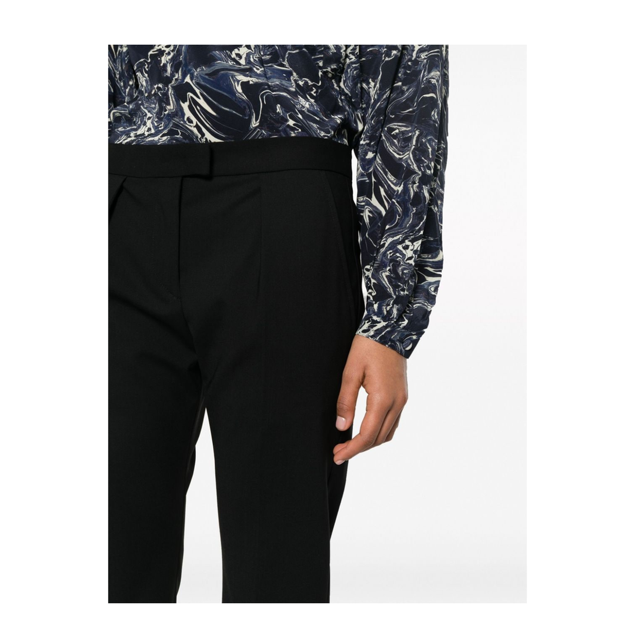 MAYFEYR - Isabel Marant - Nolena Slim-Cut Trousers - PA0288FBB1F01I01BK