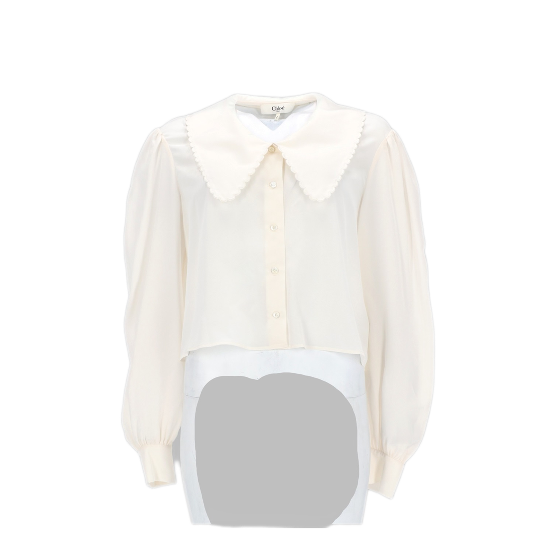 MAYFEYR - Chloè - Blouse With Puff Sleeves In Crêpe De Chine - 26AH109005107