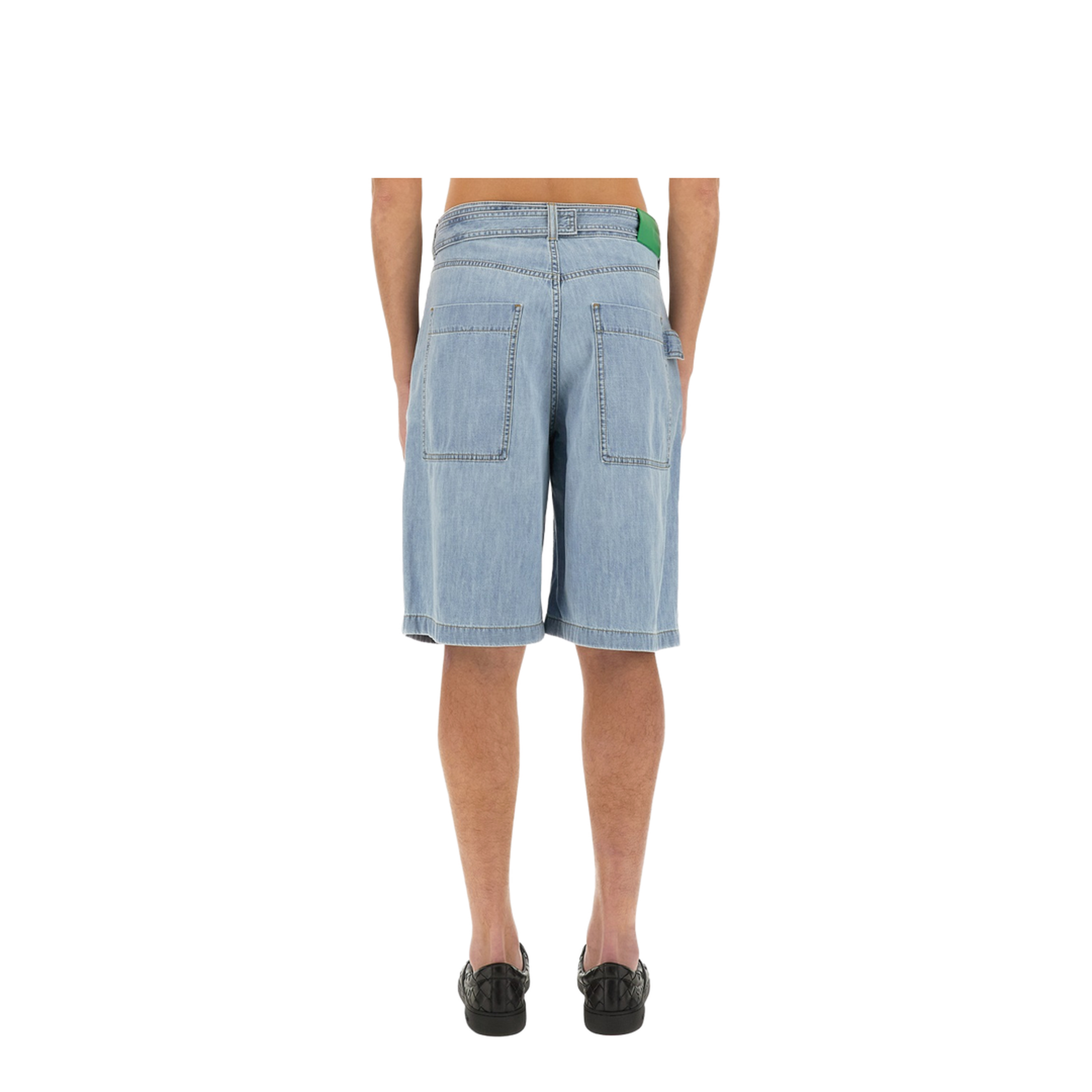 Denim Bermuda Shorts