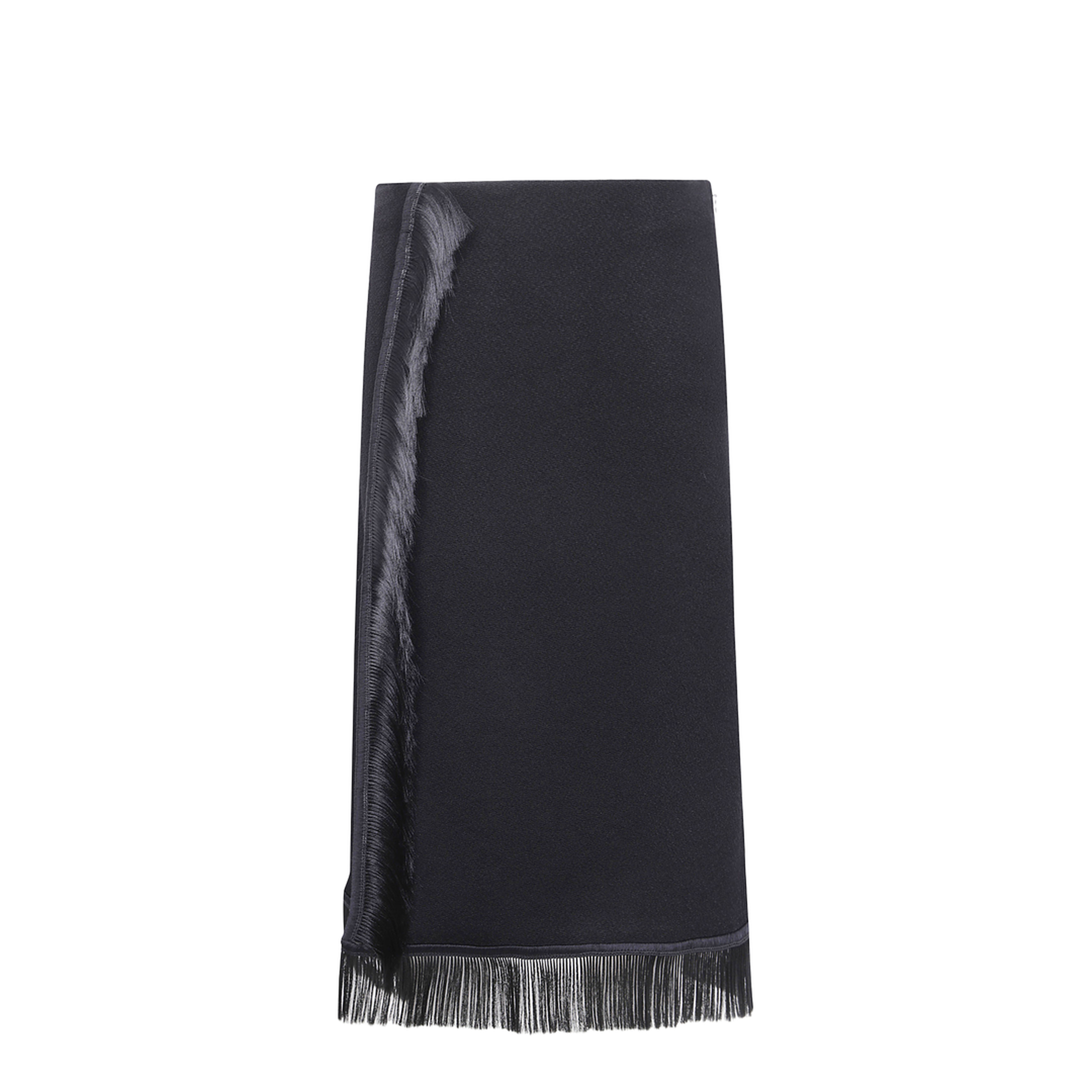 Midi Skirt With Fringes