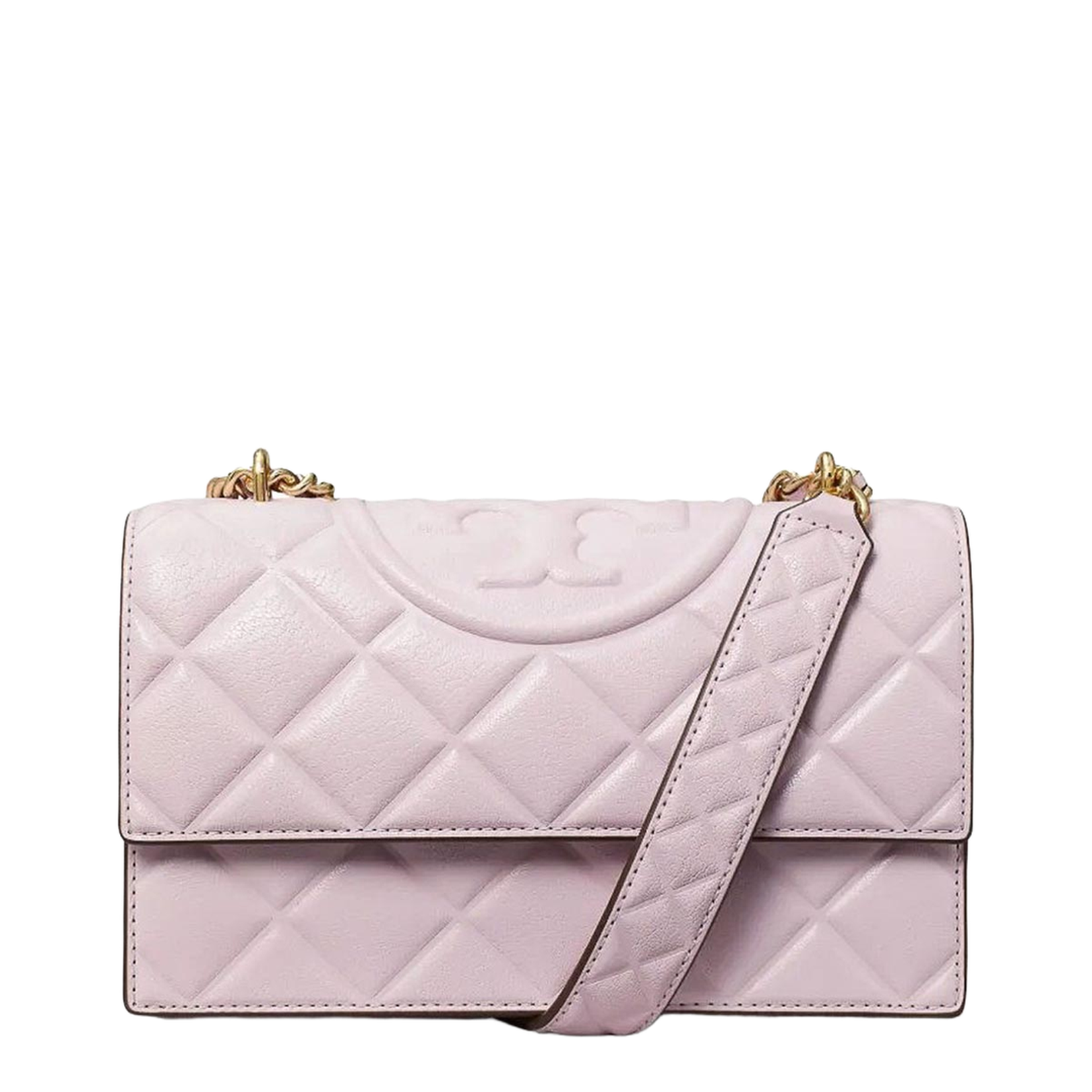 Flaming Lilac Leather Crossbody Bag