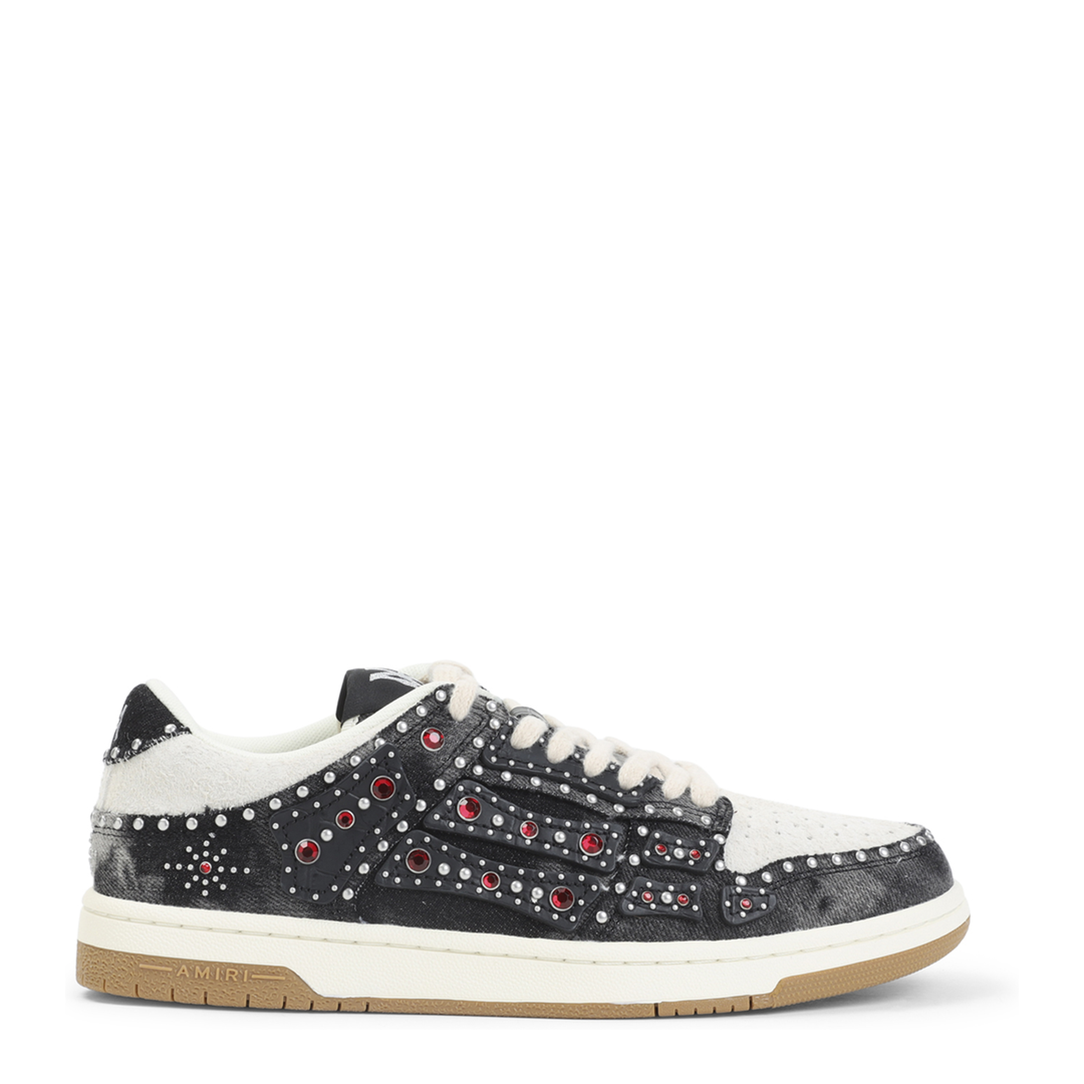 MAYFEYR - Amiri - Studded Skeleton Top Low Sneakers - AMSNSN1002