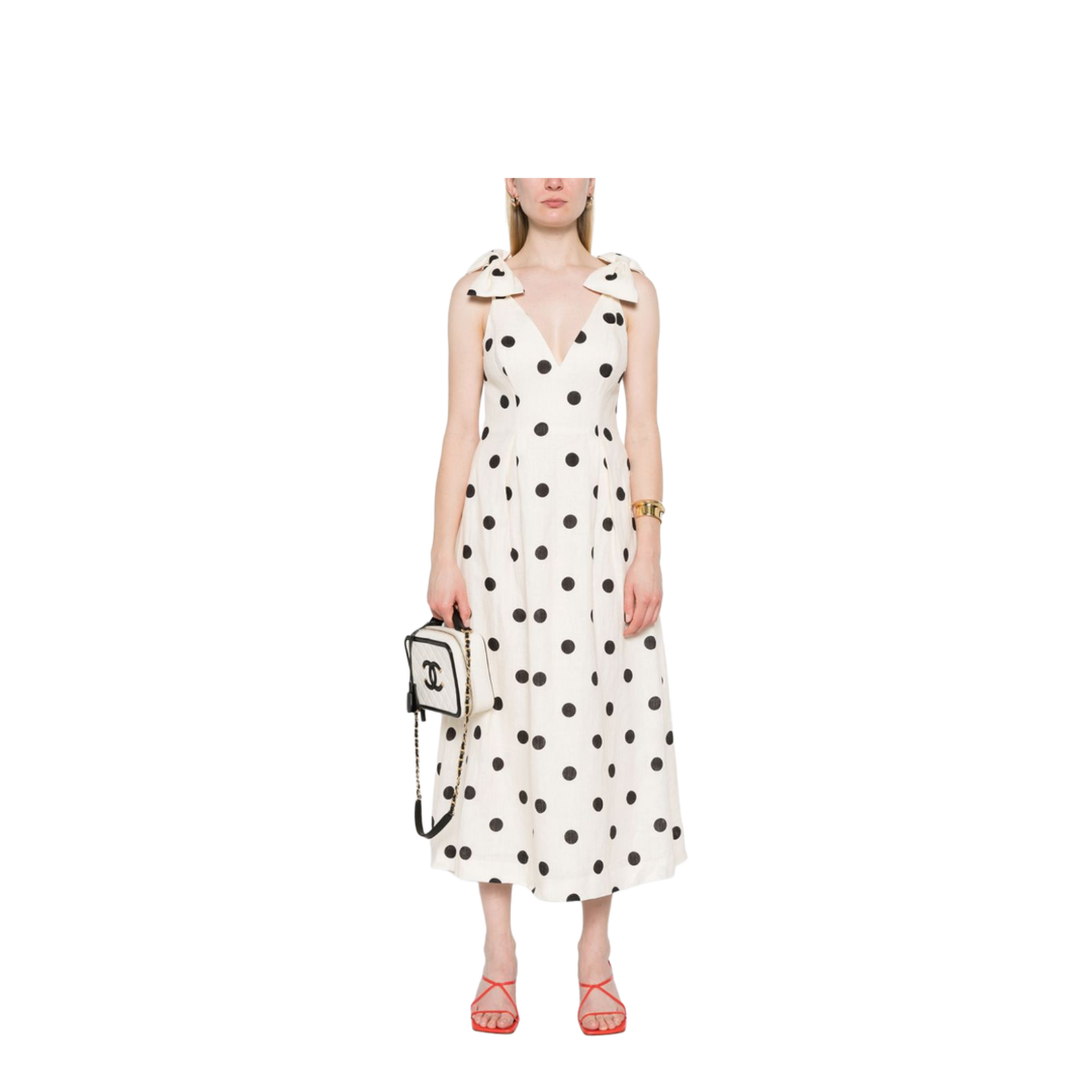 Crush V Neck Midi Dress