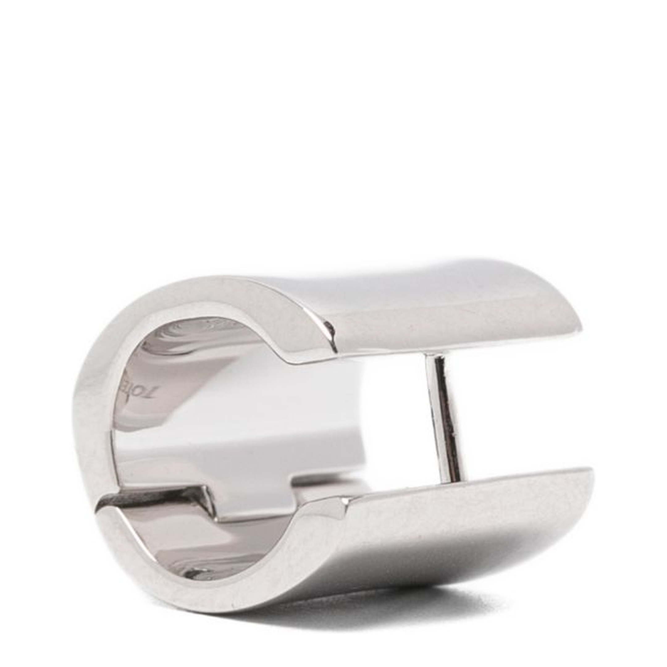 Petite Signature Hoop Earrings in Blue