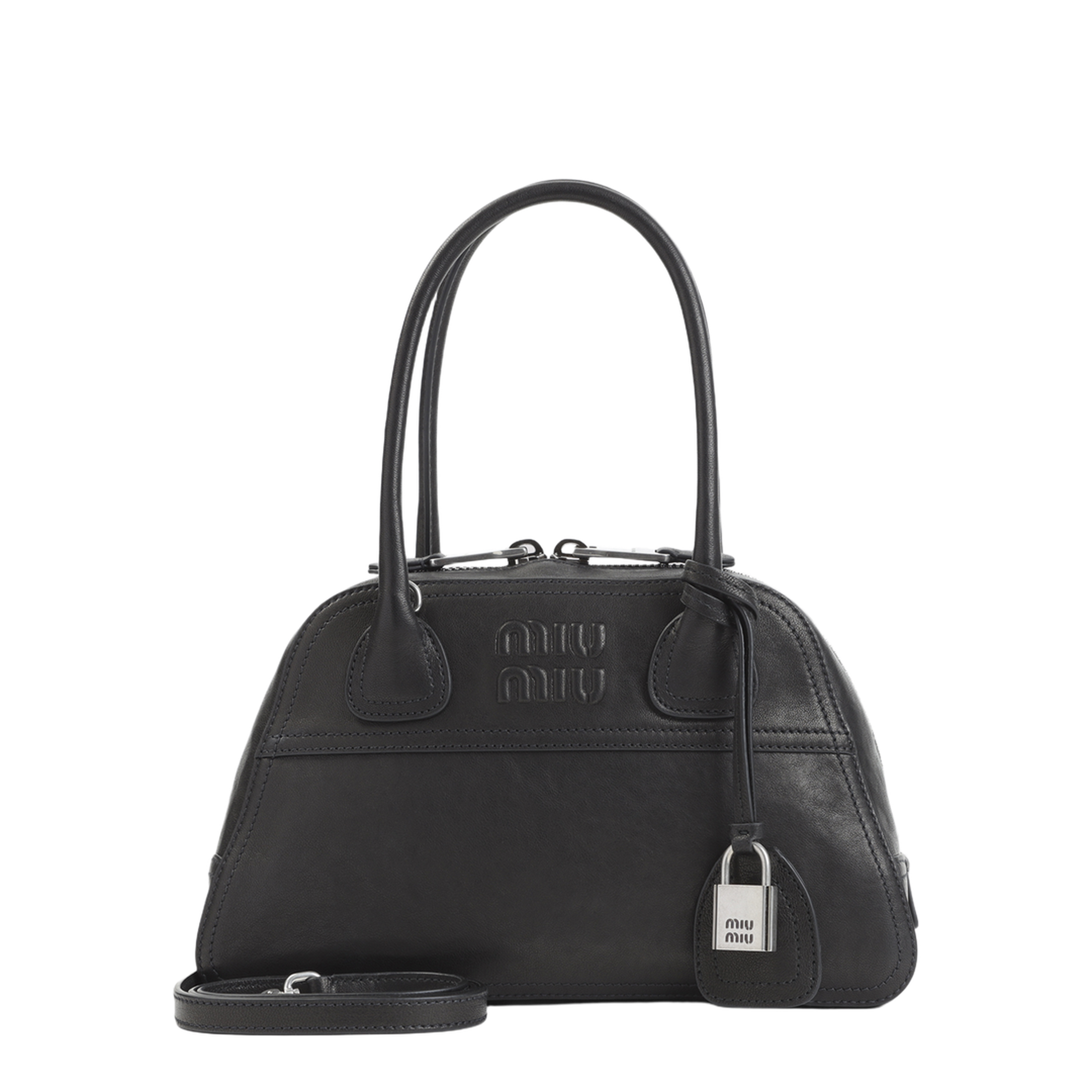 MAYFEYR - Miu Miu - Vivian Nappa Shoulder Bag - 5BB200VOOO2BBL