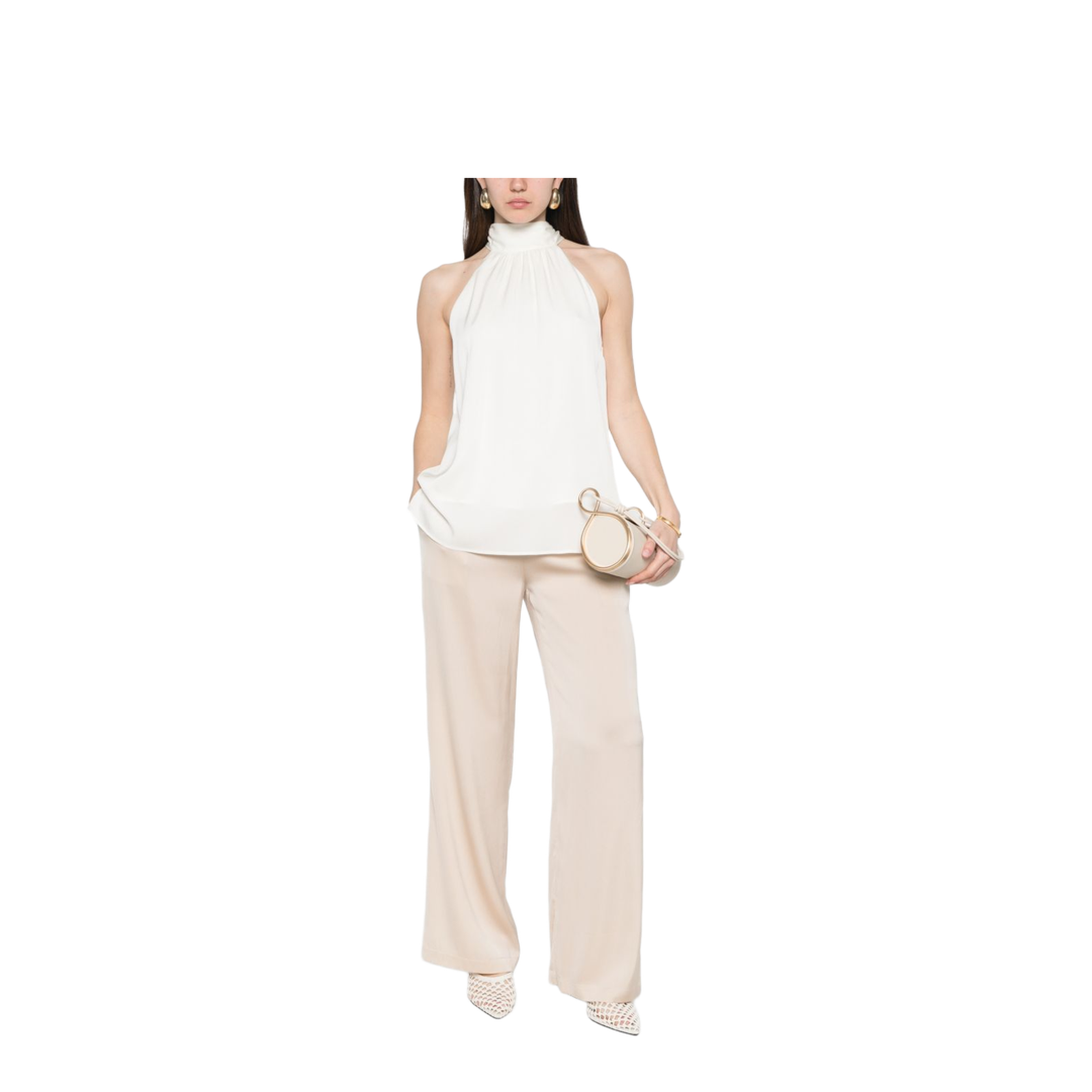 MAYFEYR - Silk95Five - Trousers Beige - 19050AMALFIN44