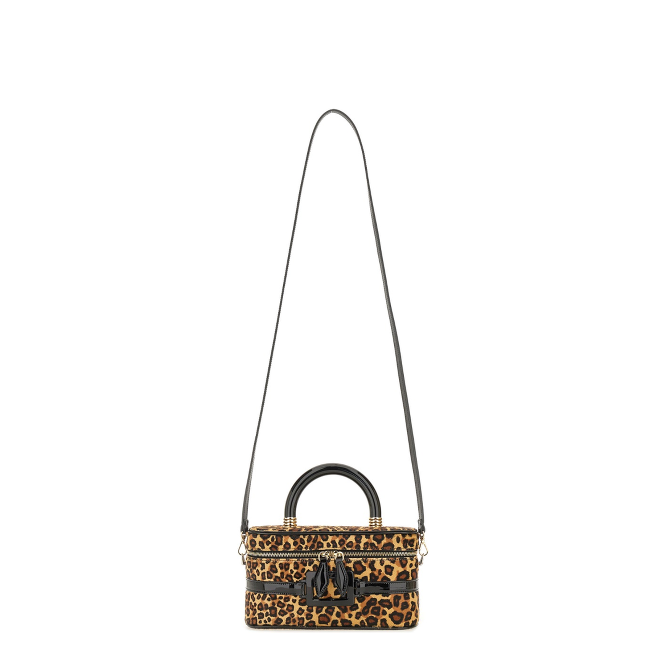 Belle Vivier Mini Haircalf Vanity Bag - Multicolor