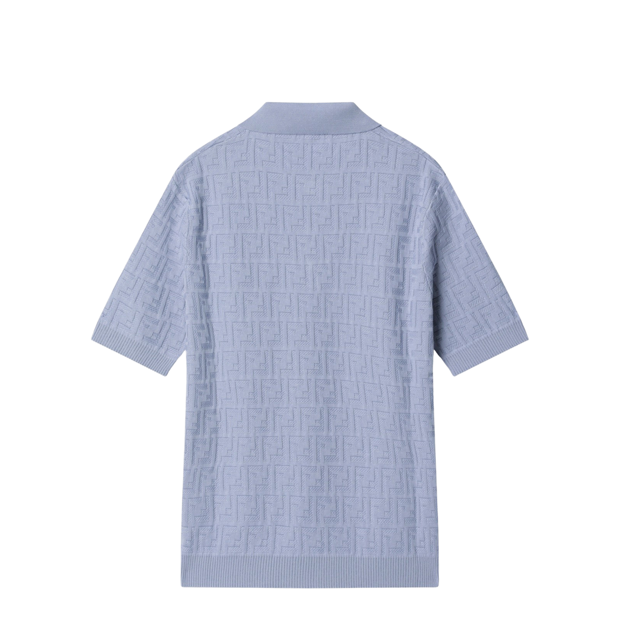 Light Blue Cotton Polo Shirt