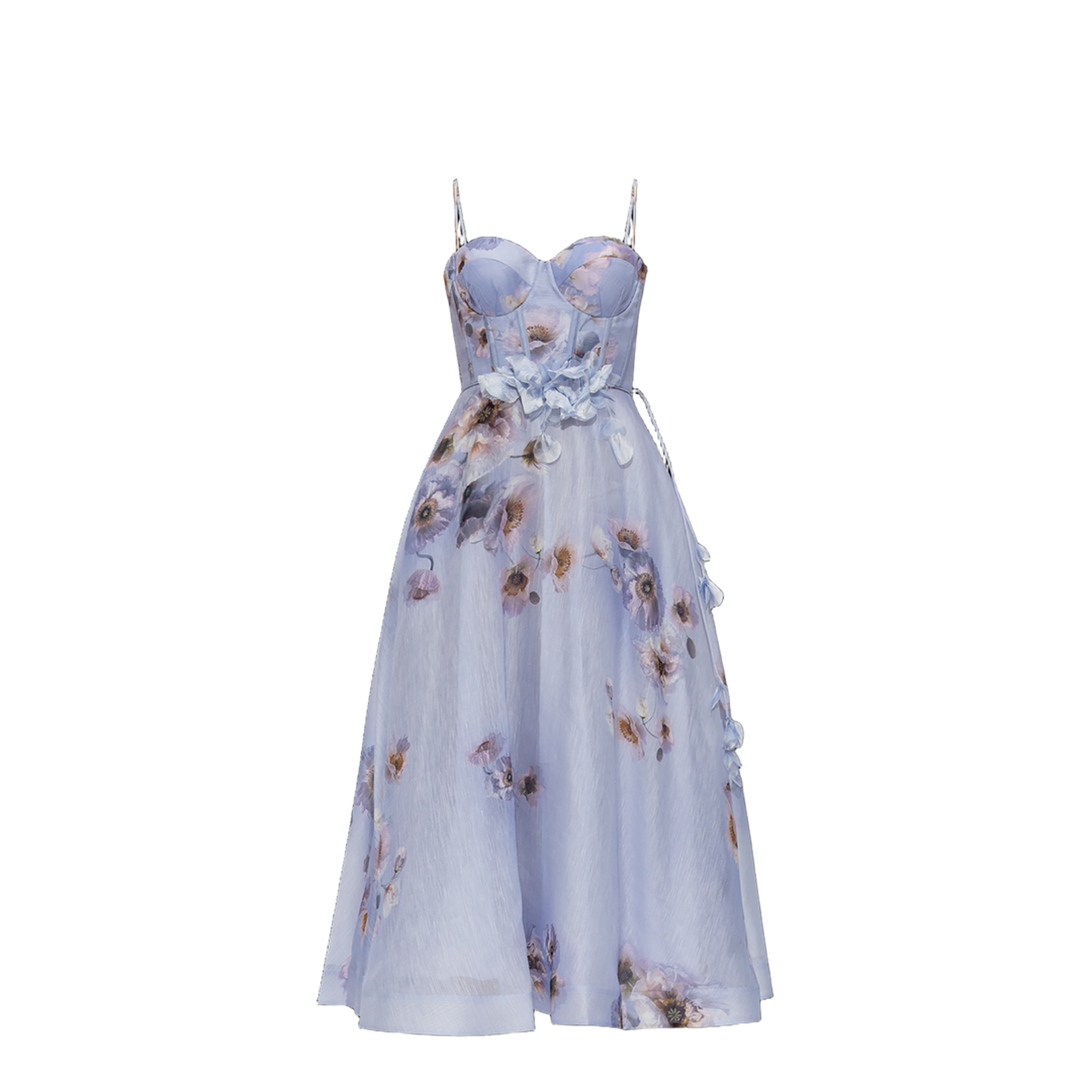 Dress with Floral Motif