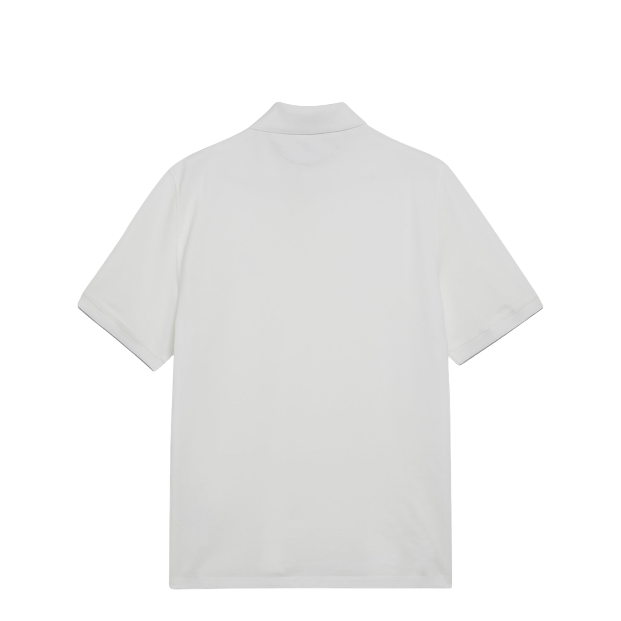 White Cotton Polo Shirt