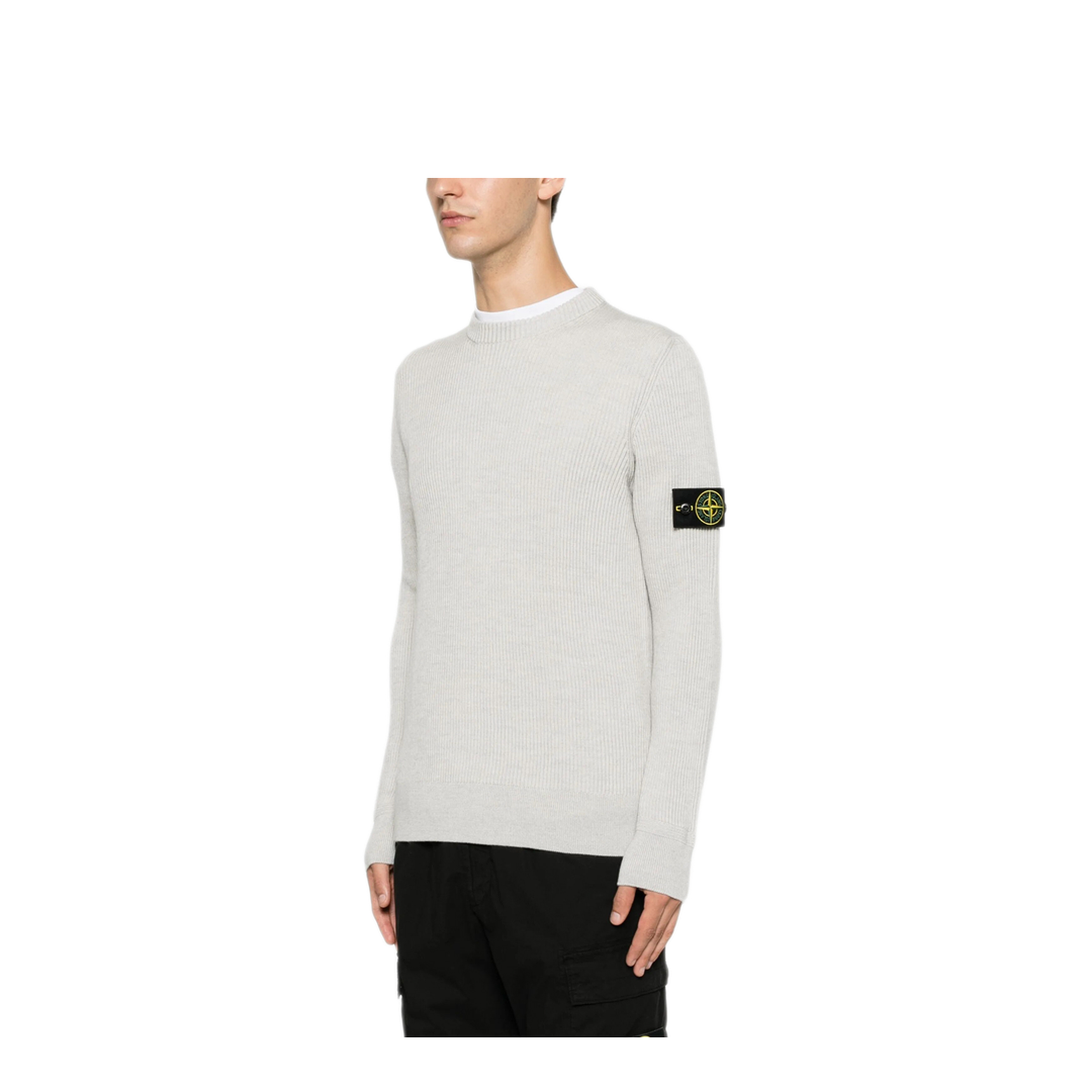 MAYFEYR - Stone Island - Crewneck Sweater With Ribbed Trims - L2S155100053S00C2V0M95