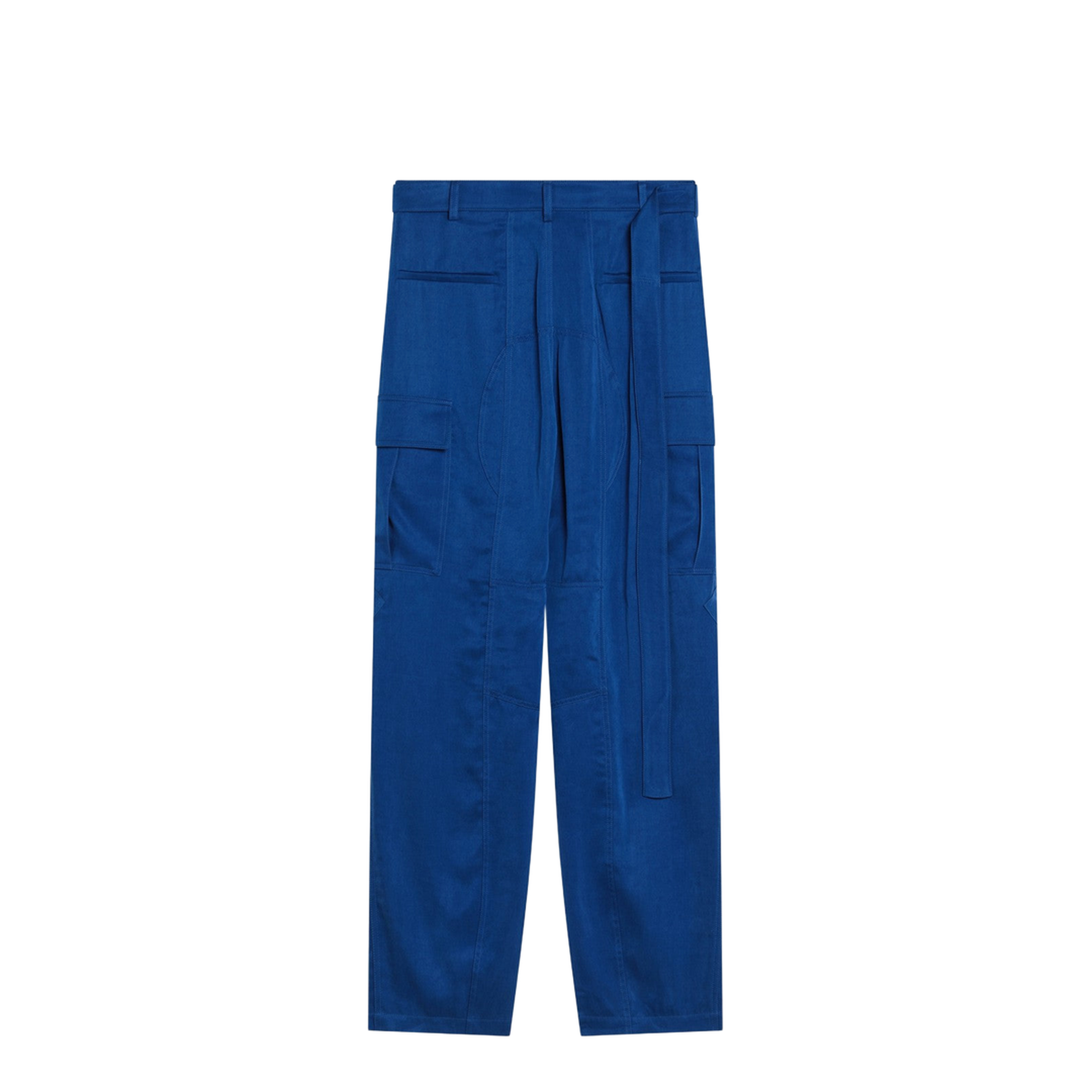 Electric Blue Cargo Trousers