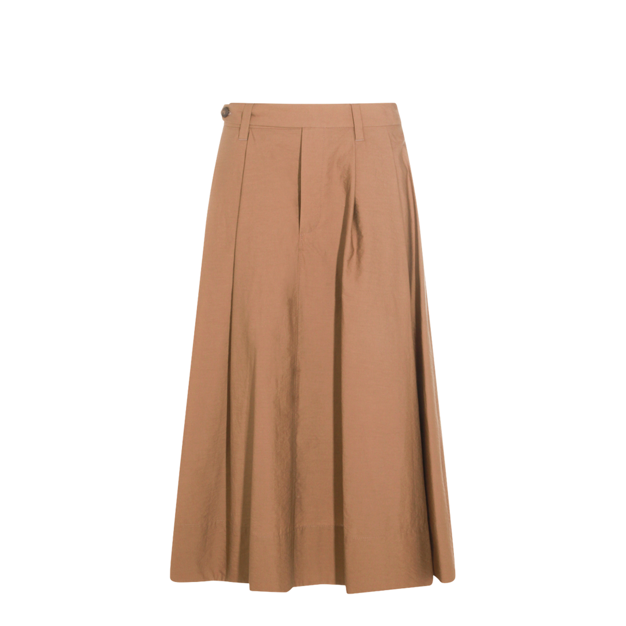 Women's Cotton Skirt Brown