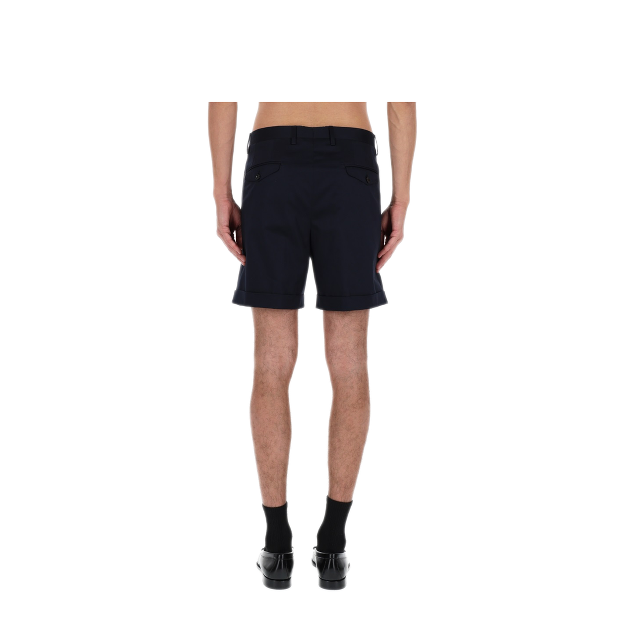 MAYFEYR - Lardini - Cotton Tailored Shorts - PAALBINCN64402860