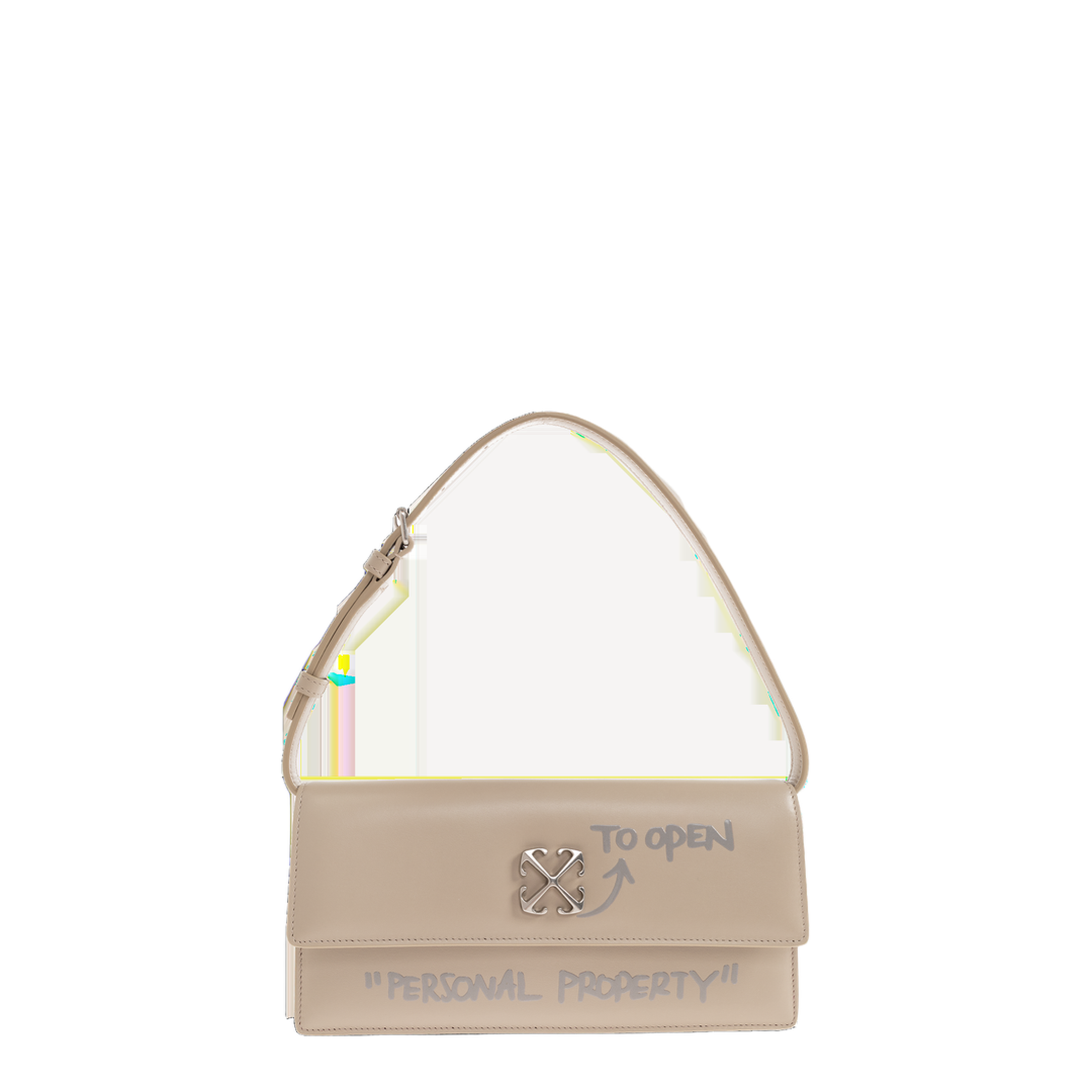 MAYFEYR - Off-White - Jitney 1.0 Leather Shoulder Bag - OWNN172S26LEA0016E6E