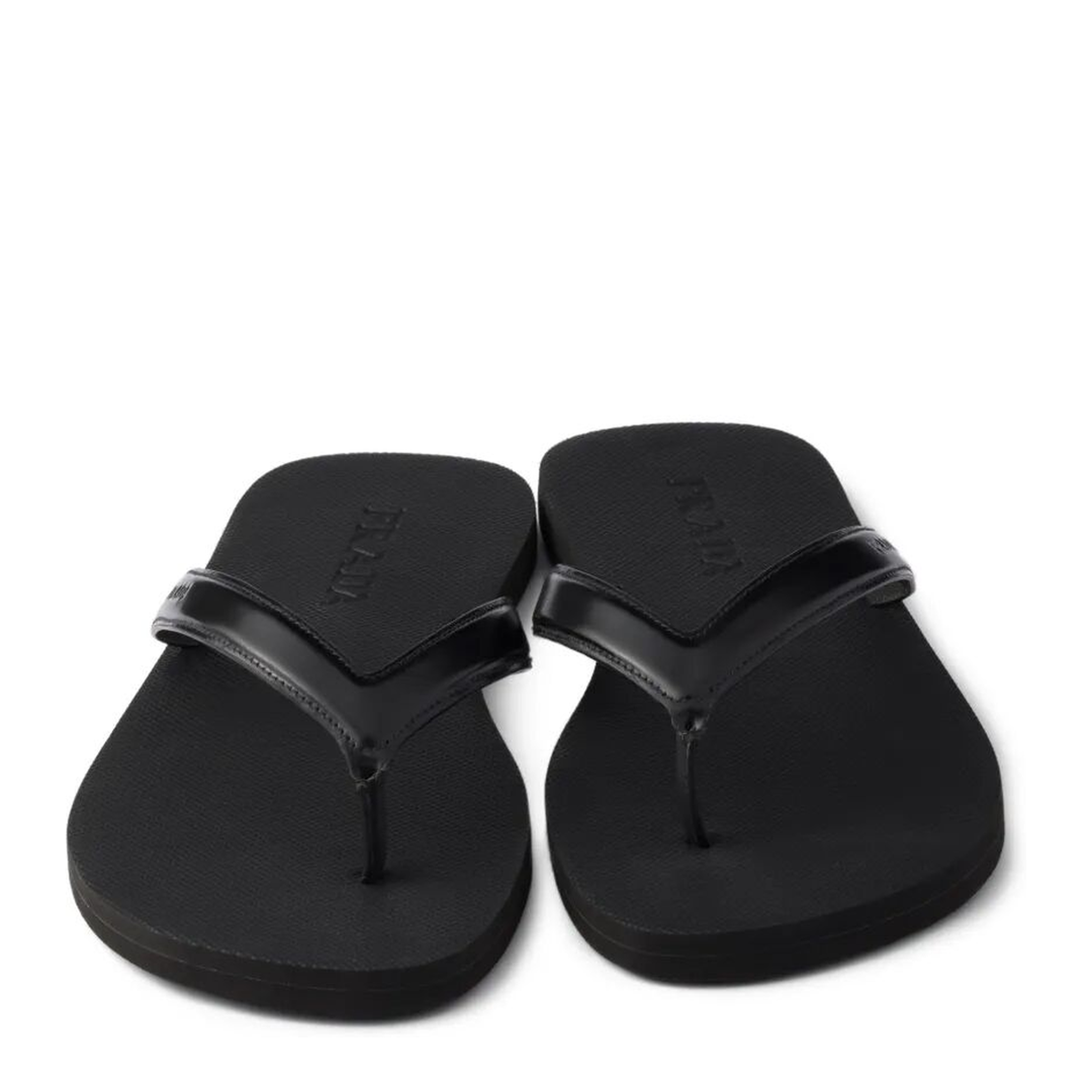 MAYFEYR - Prada - Brushed Leather Flip-Flops - 2Y3162FG001055F0002