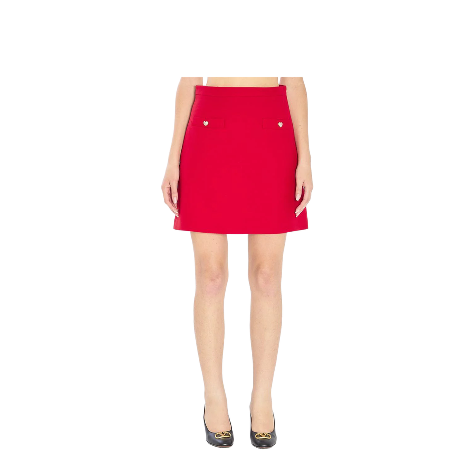 Mini Skirt In Crepe Couture