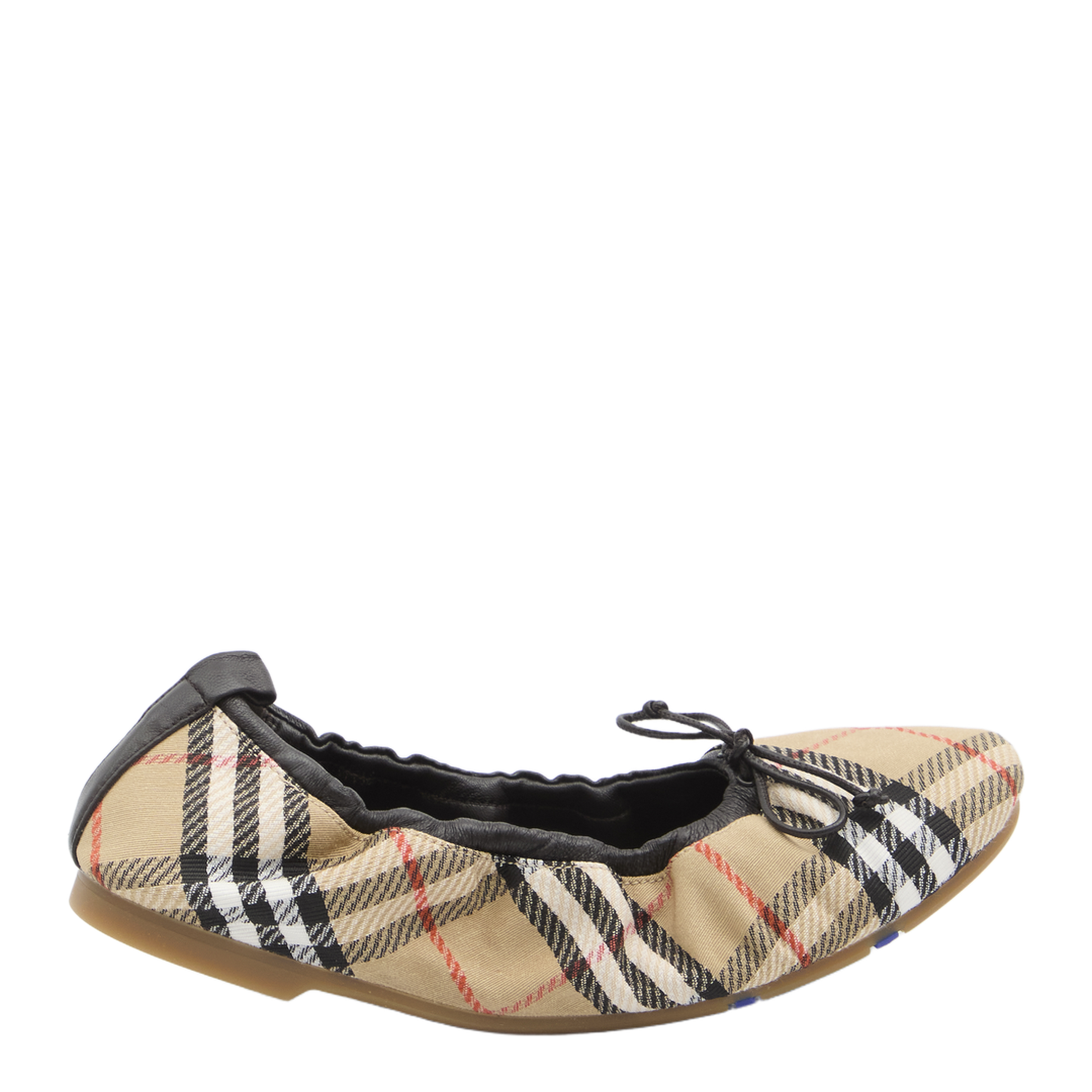 Fawn Check Ballet Flats