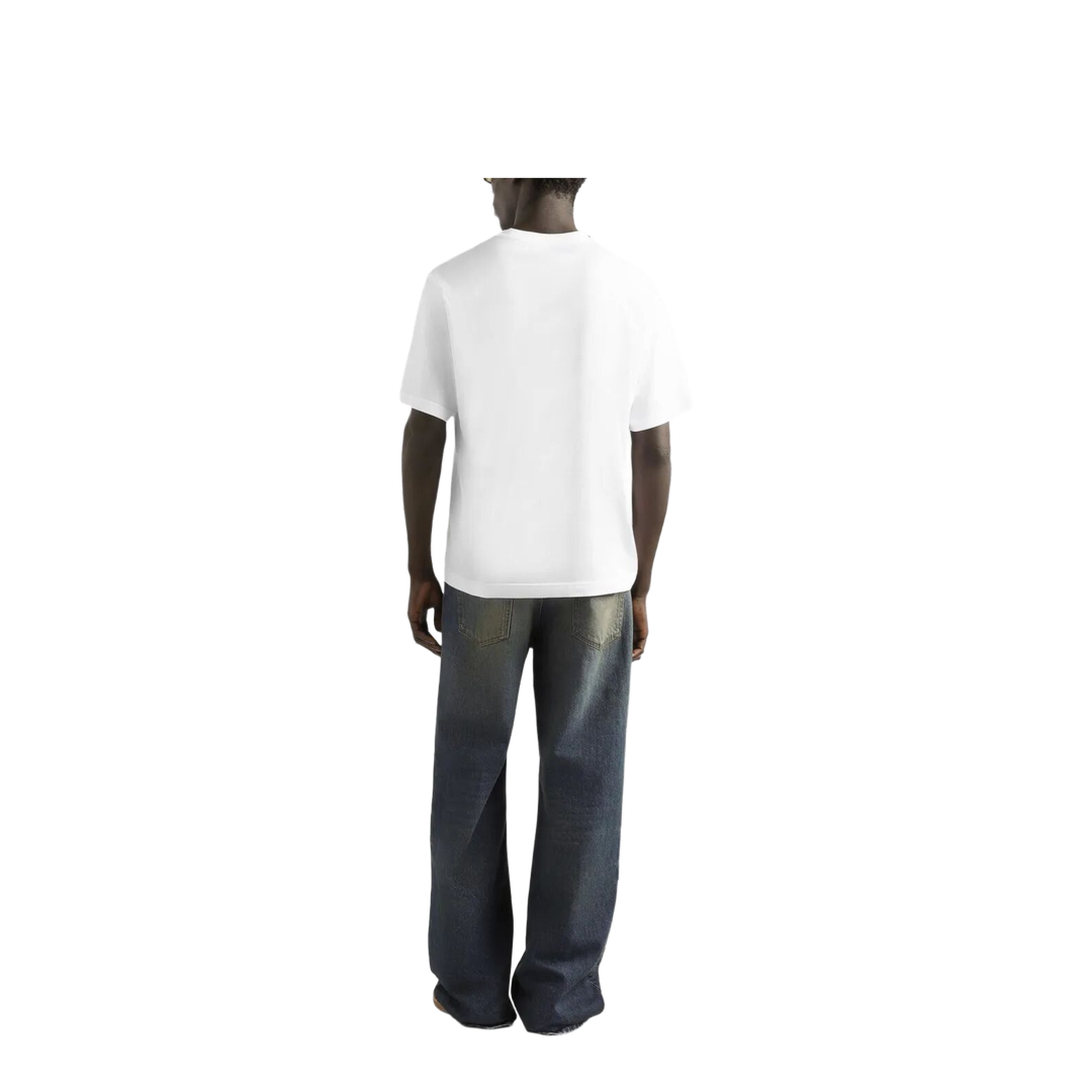 MAYFEYR - Dolce & Gabbana - Cotton T-Shirt With Patch - G8PN9ZG7PZF