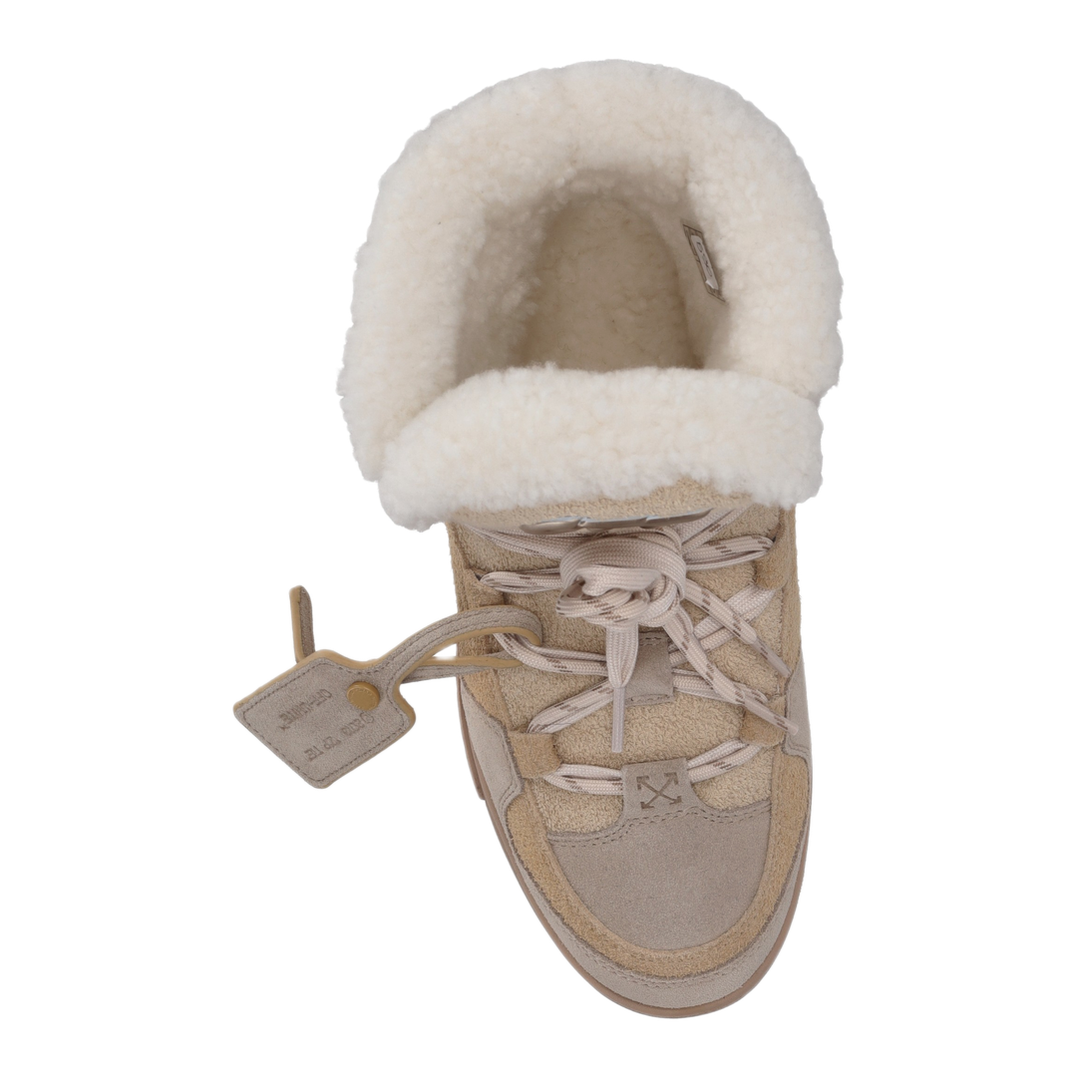 MAYFEYR - Off-White - Winter Boot Dark Sand Oat - OWIY001F25LEA0016C68
