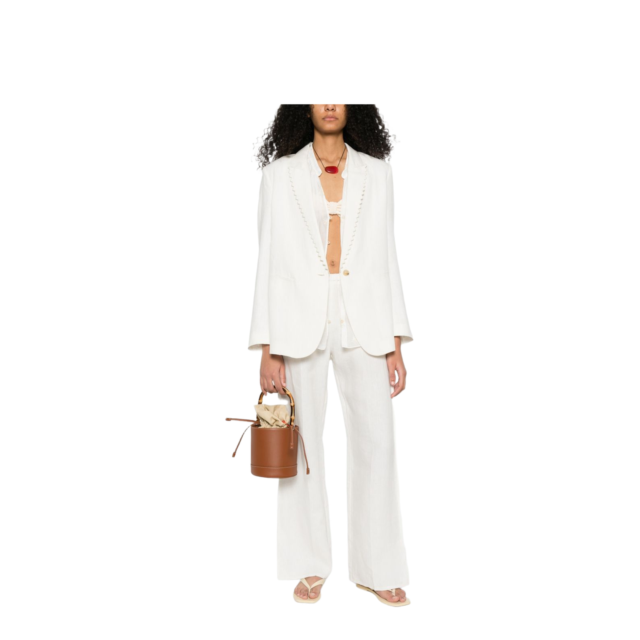 MAYFEYR - Forte Forte - Trousers White - 14826MYPANTSCRYSTAL