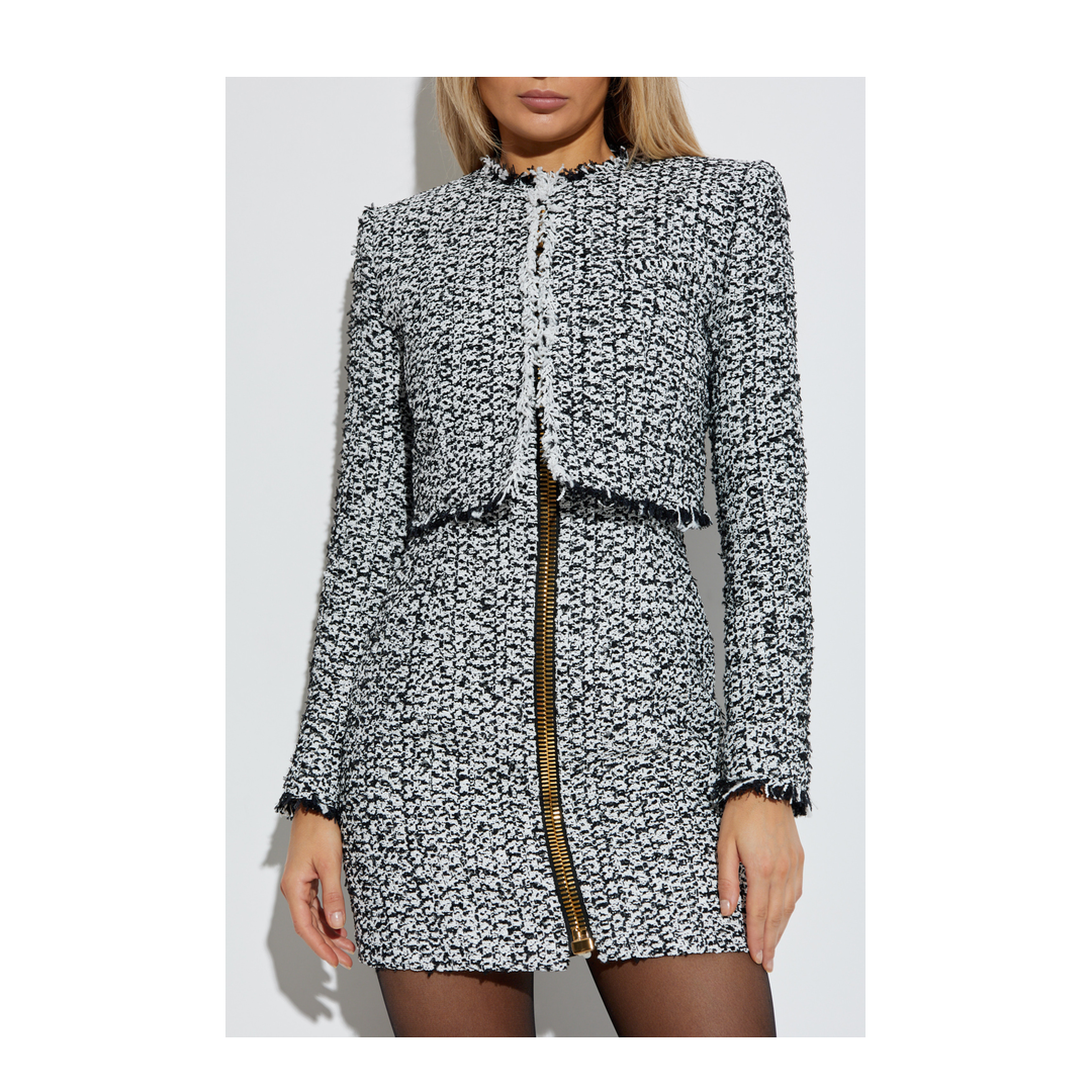 Veste Courte Tweed Jacket