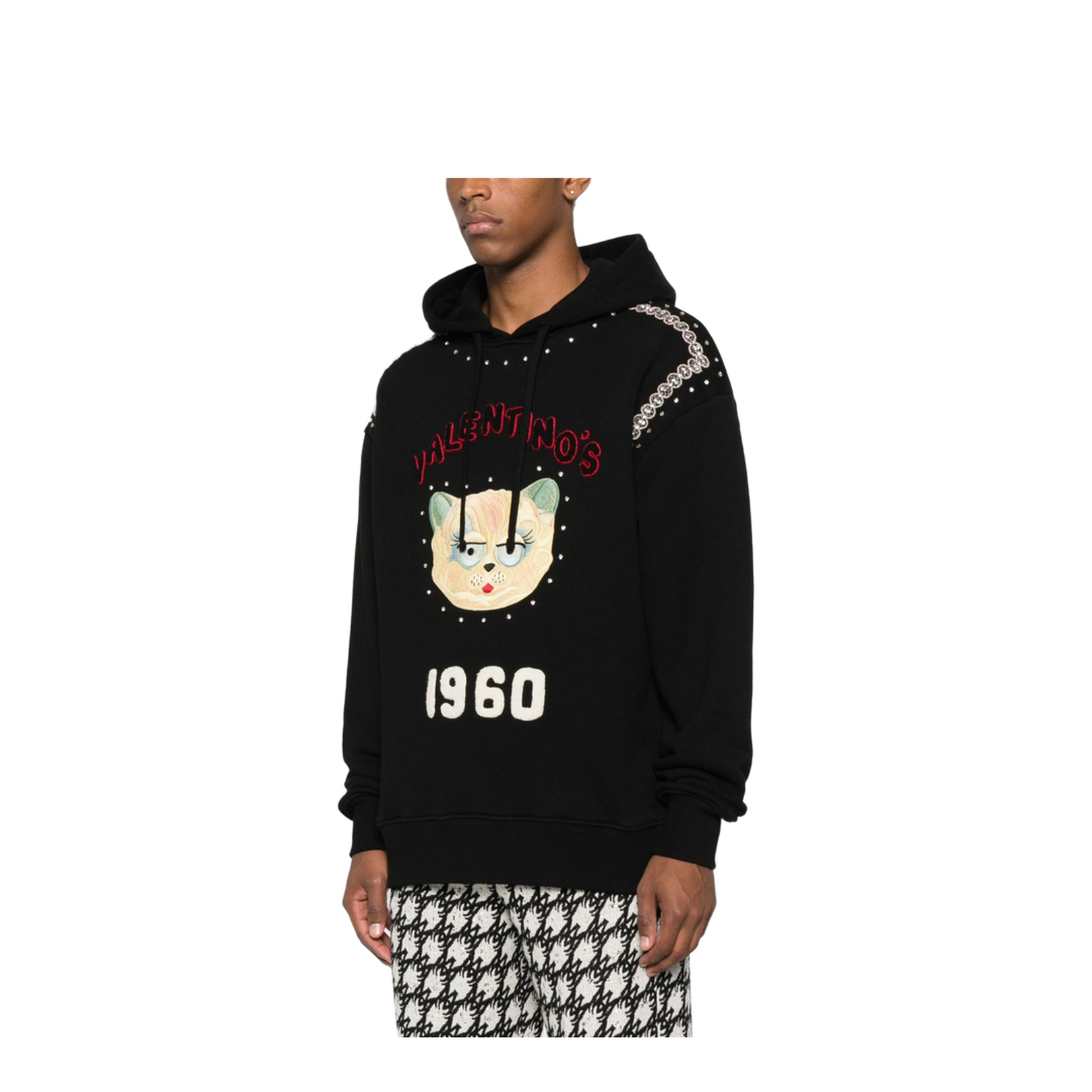 Embroidered Cotton Hoodie