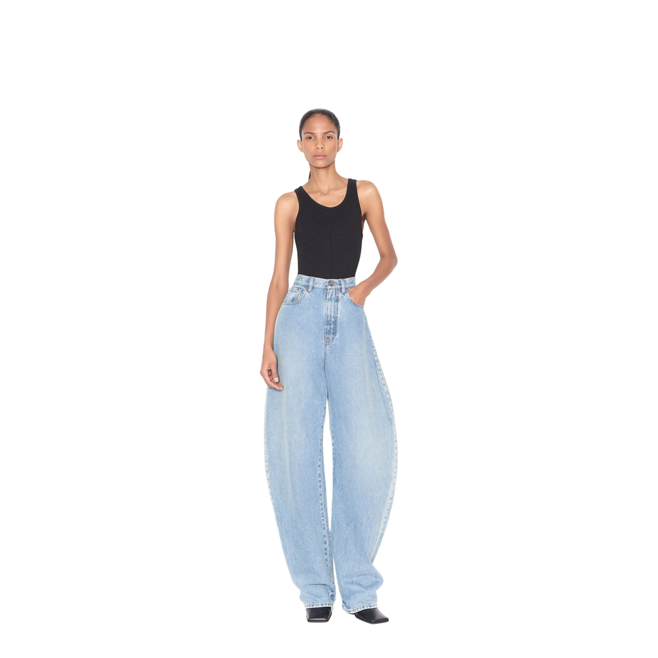 MAYFEYR - Alaia - Darts Cotton Tank Top - AA9H1389J085C