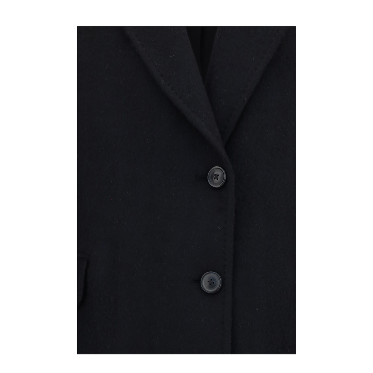 MAYFEYR - Our Legacy - Manta Coat In Mohair And Wool Blend - W2261MBLBLACKHAIRY