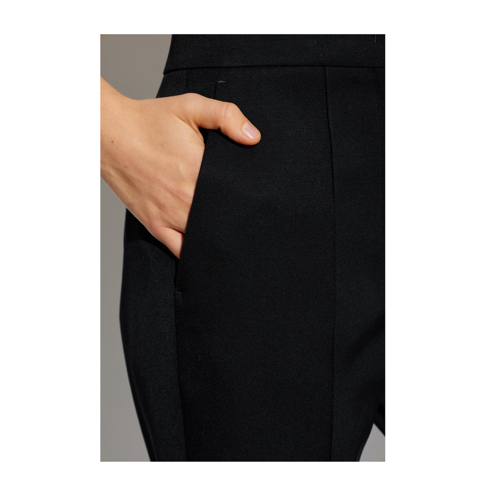 Wool Flared Trousers