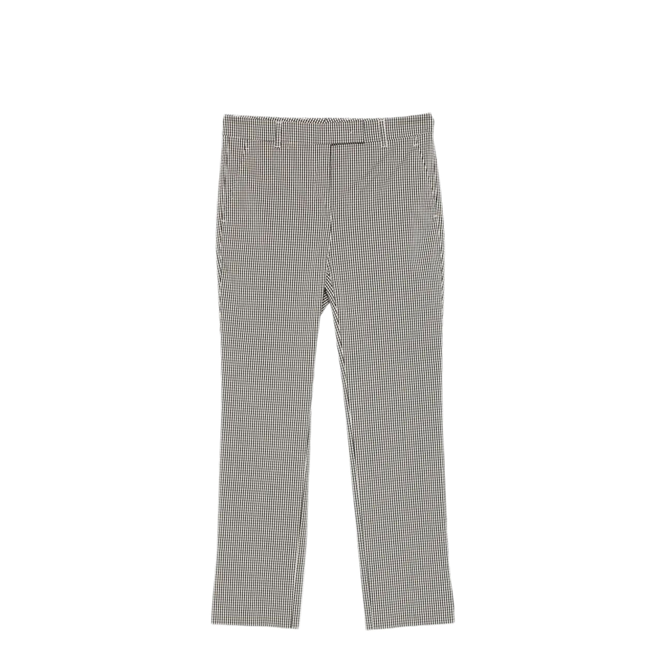 MAYFEYR - INCOTEX - Gingham Pattern Straight Leg Trousers - 173868D6606990