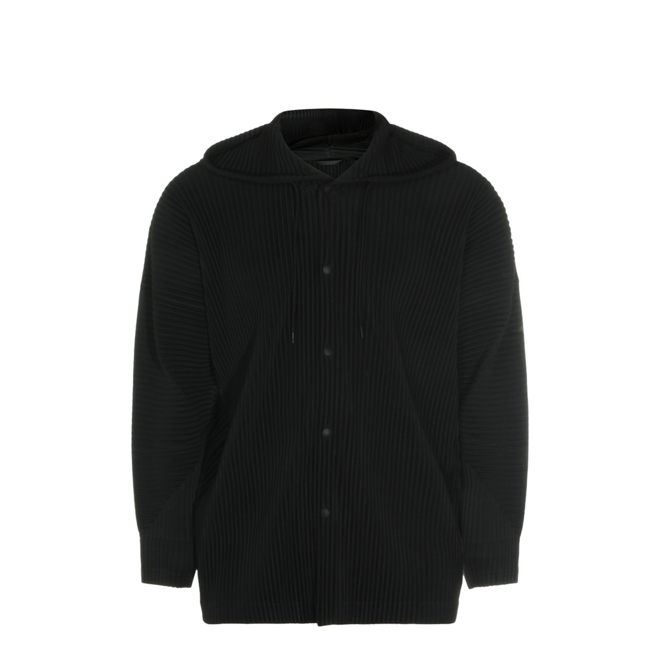Pleated Sweatshirt with Buttons