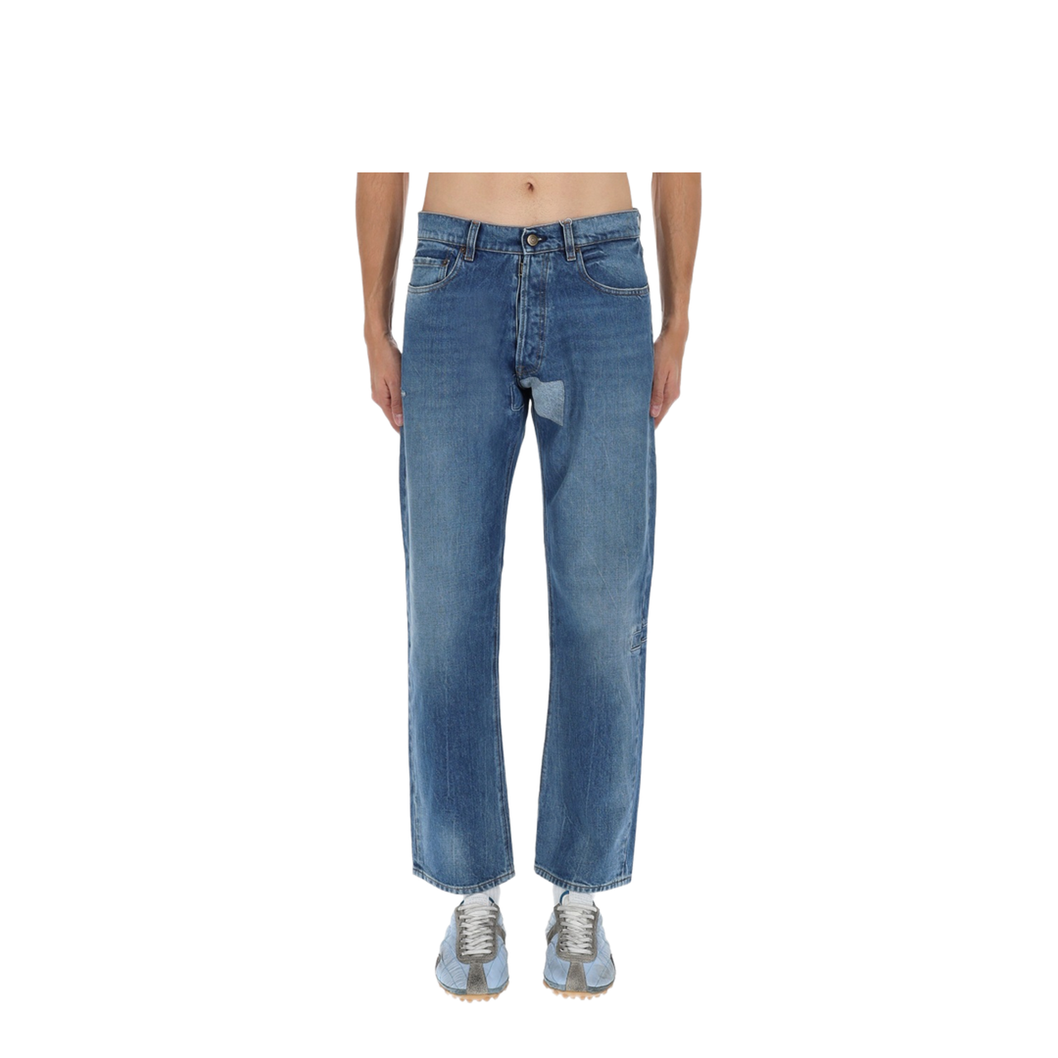 Jeans with patch