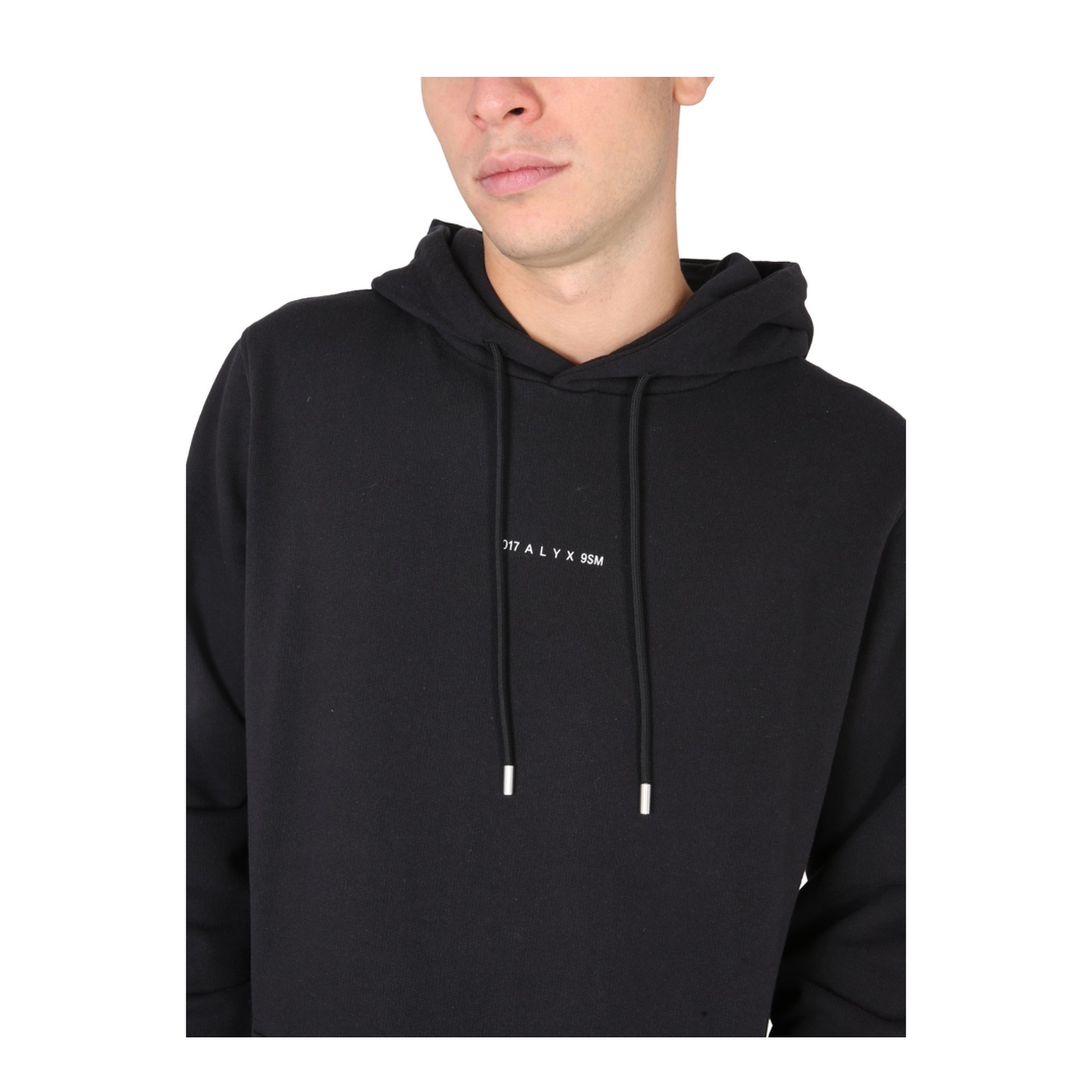 MAYFEYR - 1017 ALYX 9SM - Felpa Con Stampa Logo - AVUSW0009FA02BLK
