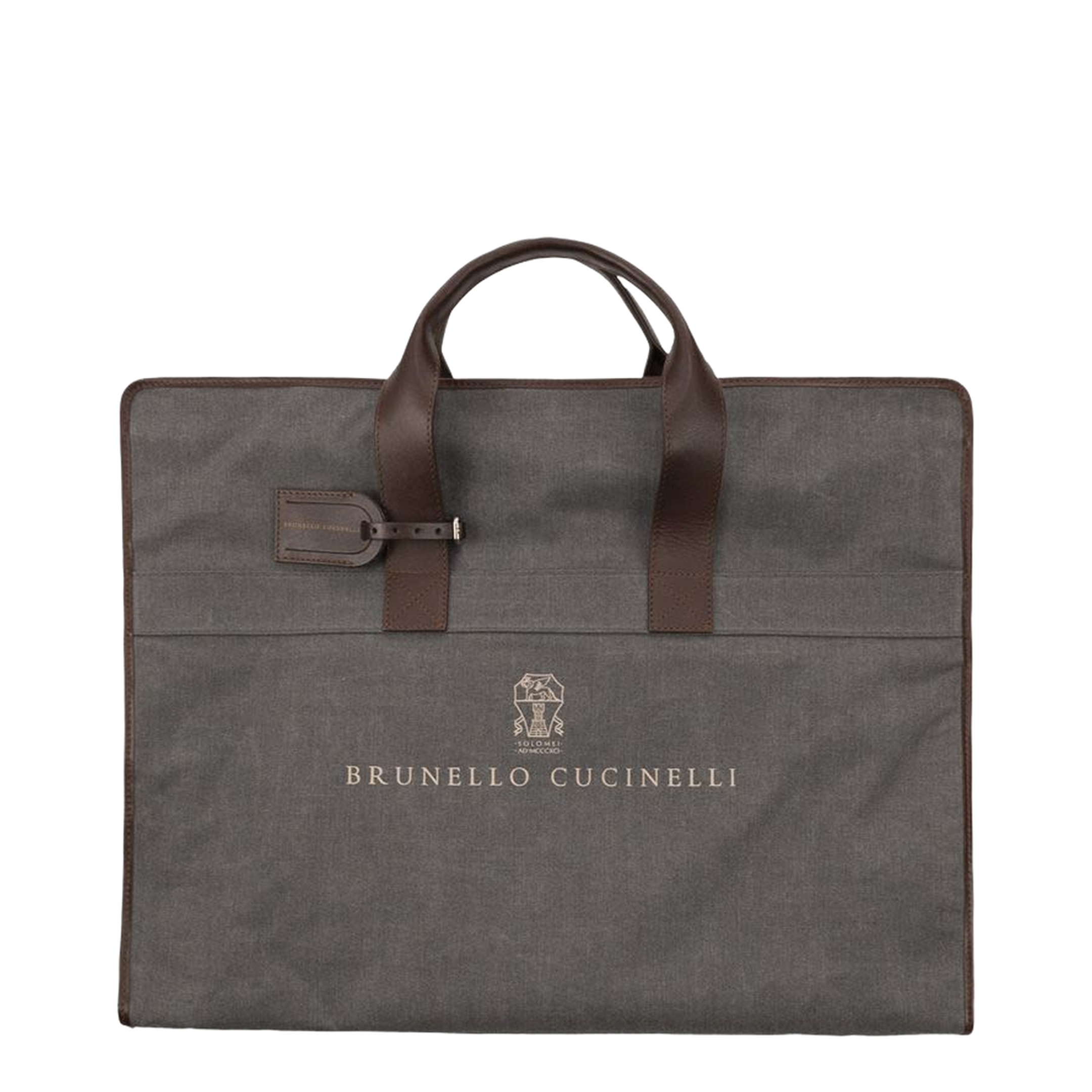 Leather Trimming Suit Carrier