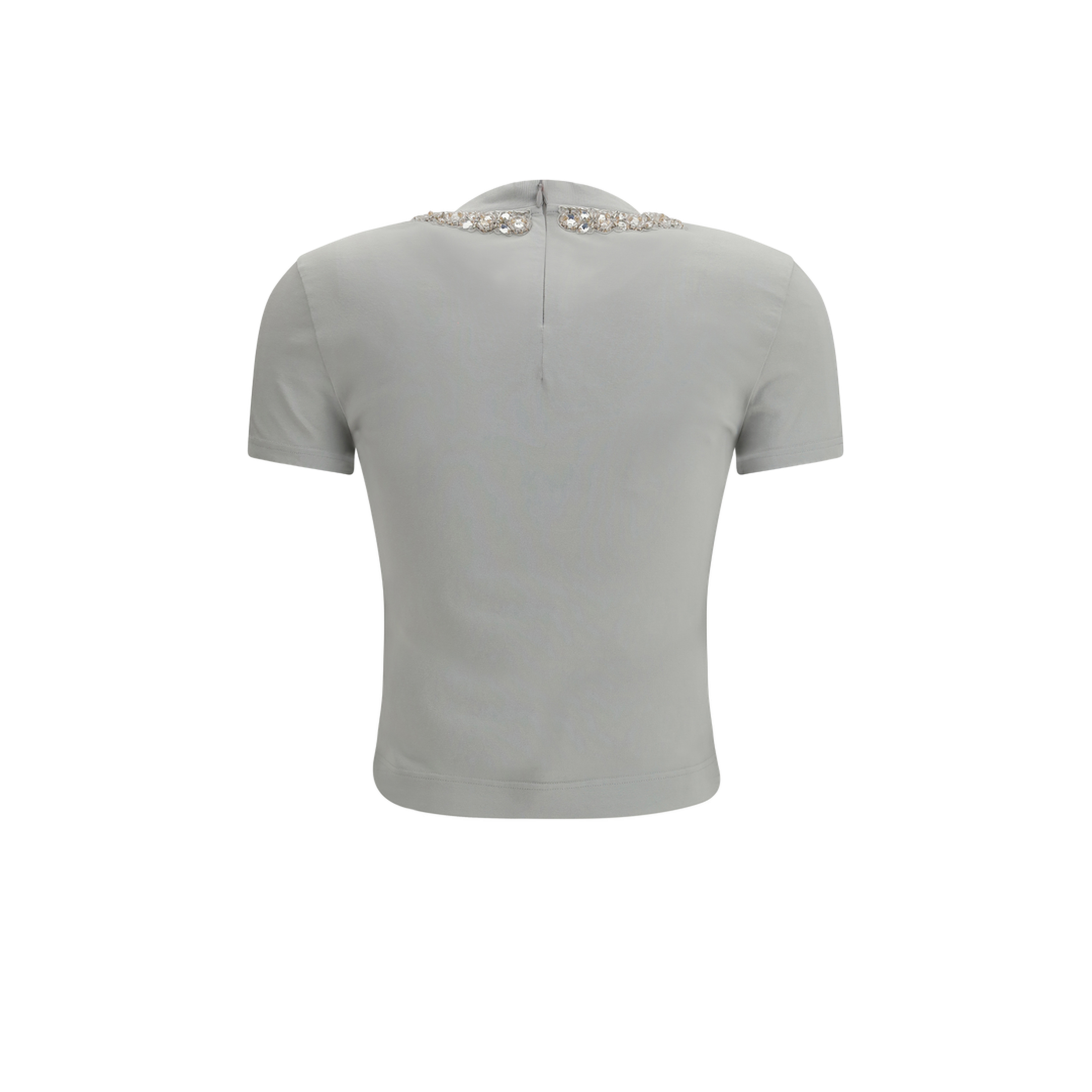 MAYFEYR - Dolce & Gabbana - Jersey T-Shirt With Print And Crystals - F8V81ZGDDPA