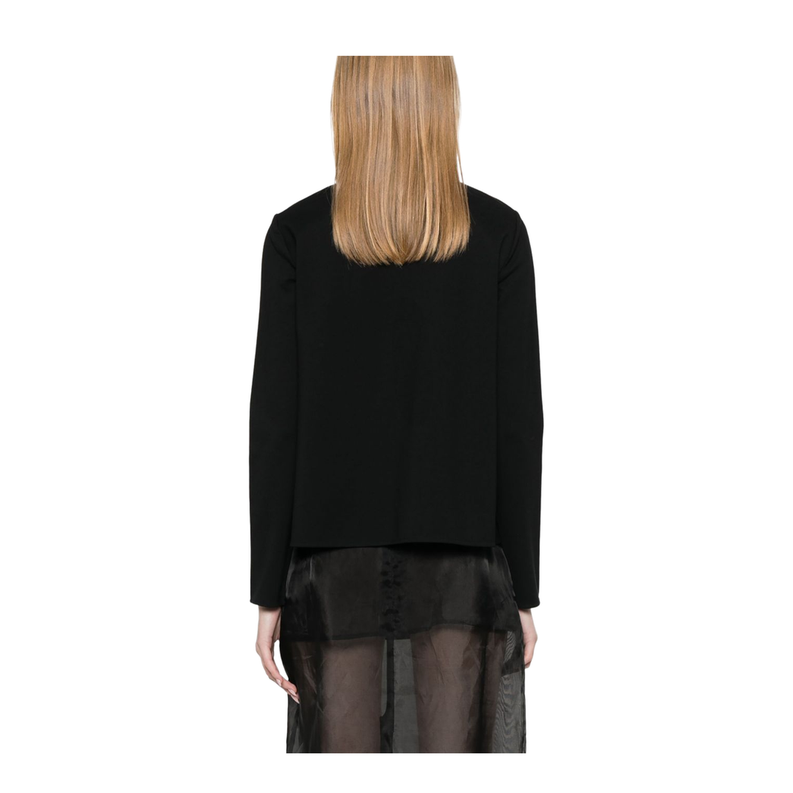 Black Boat Neck Sweater
